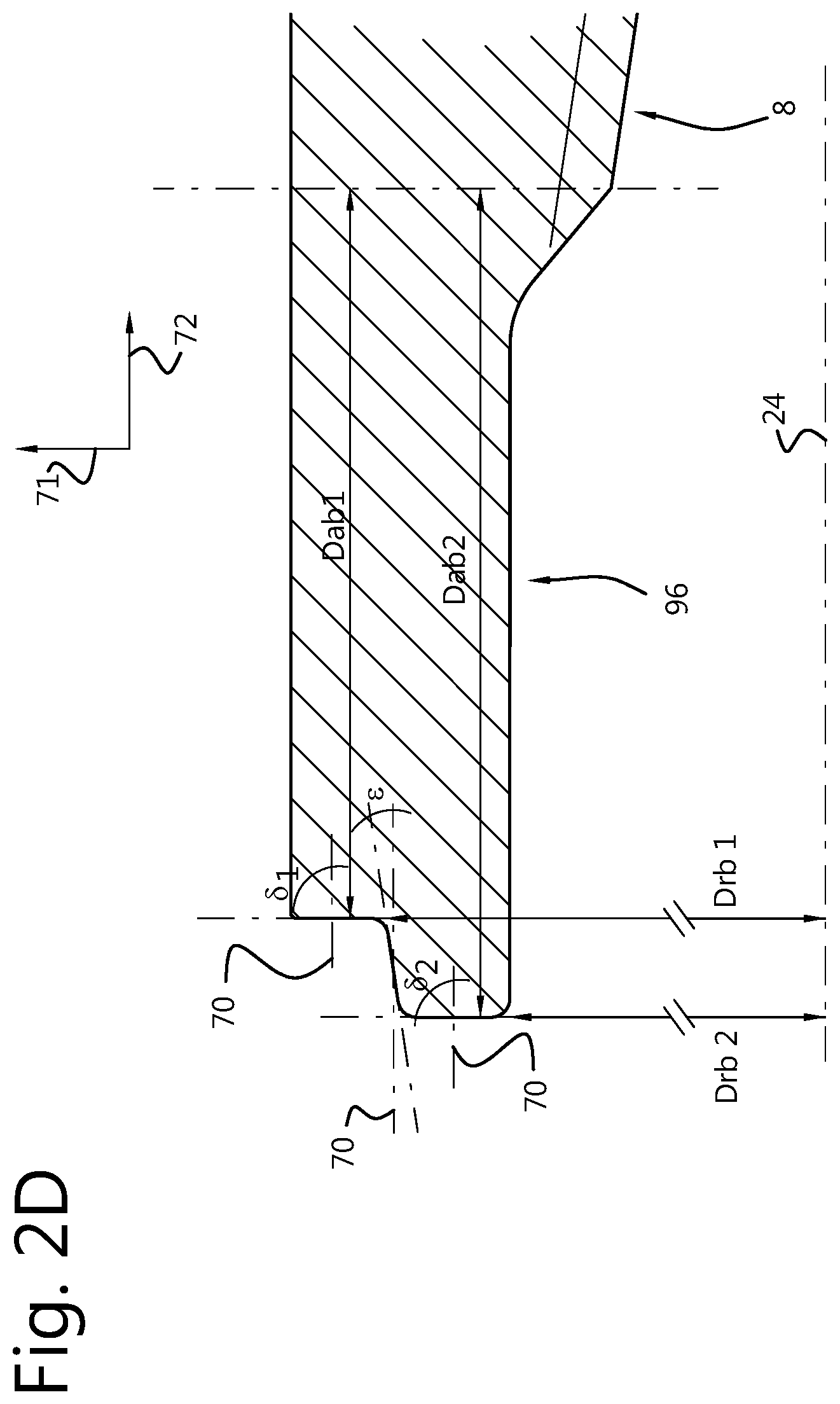 Patent US12480369 Figure 9 – Threaded connection for hammering interconnected tubular members