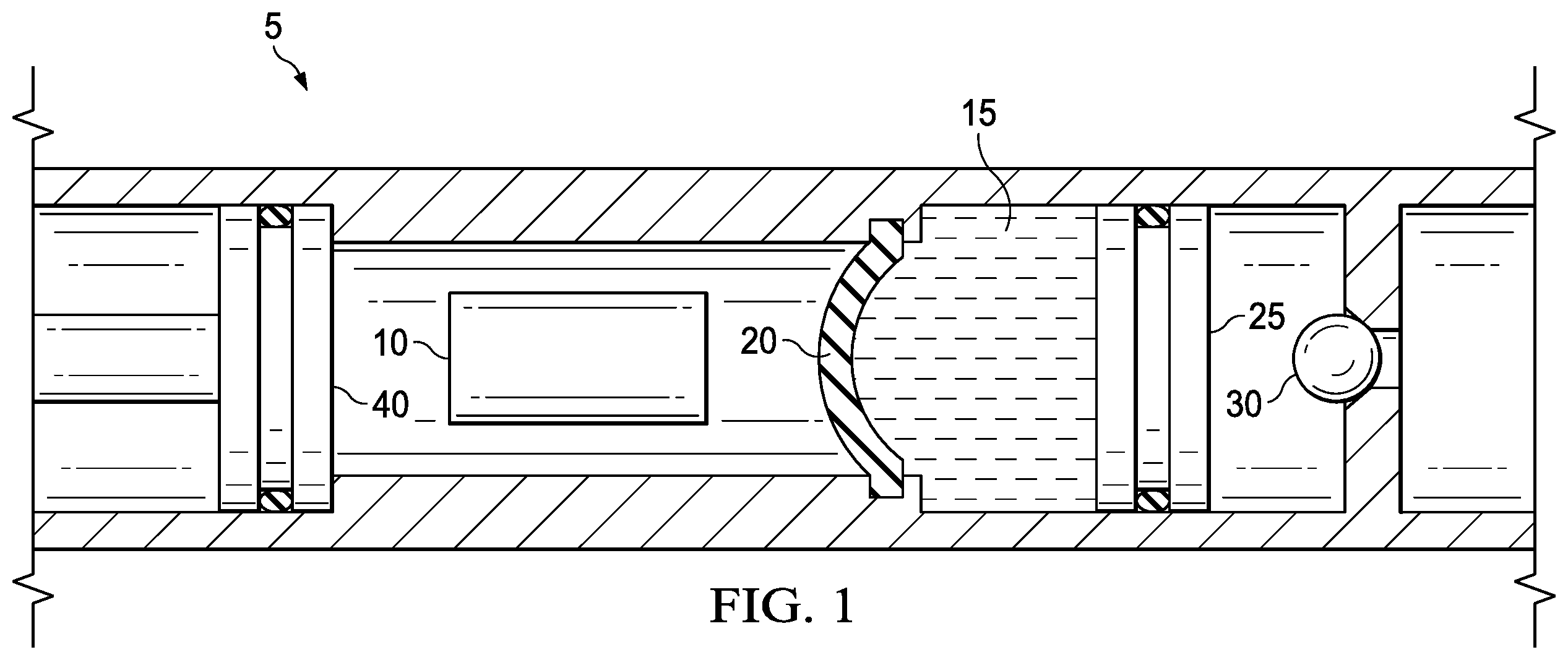 Patent US12480373 Figure 1 – Actuating a downhole device with a reactive metal