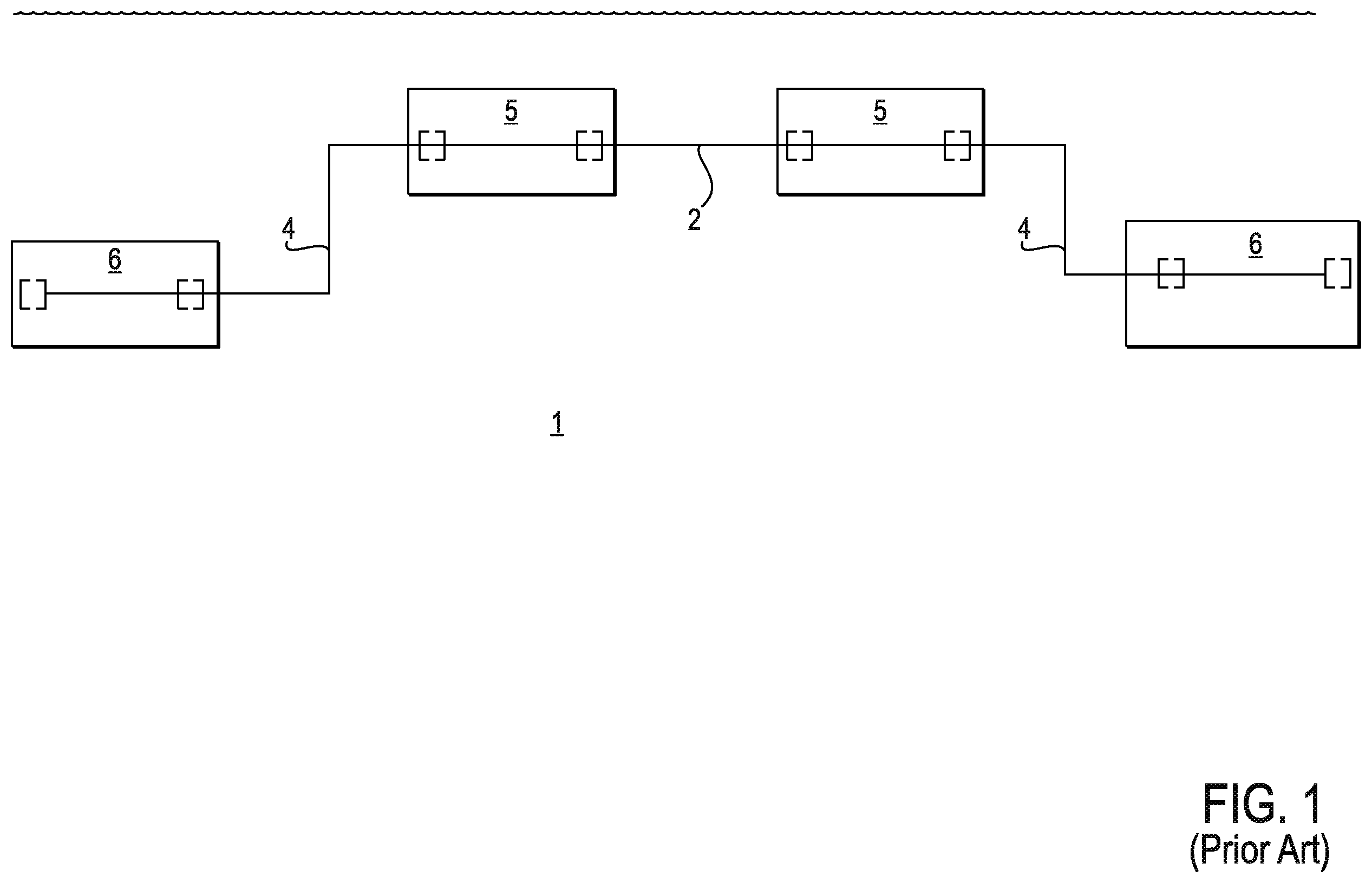 Patent US12480375 Figure 1 – Coupling for making subsea connections and method for use thereof