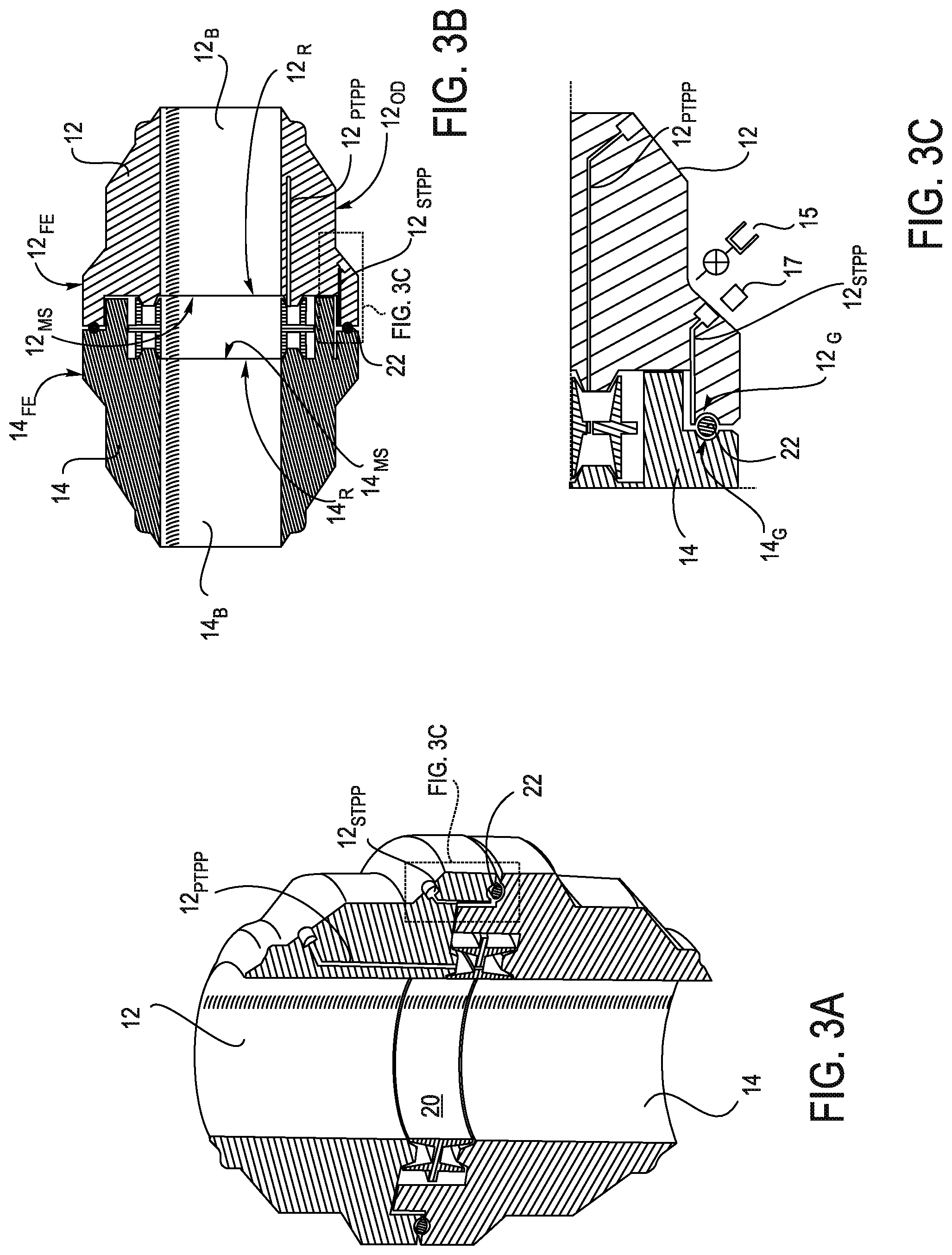 Patent US12480375 Figure 3 – Coupling for making subsea connections and method for use thereof