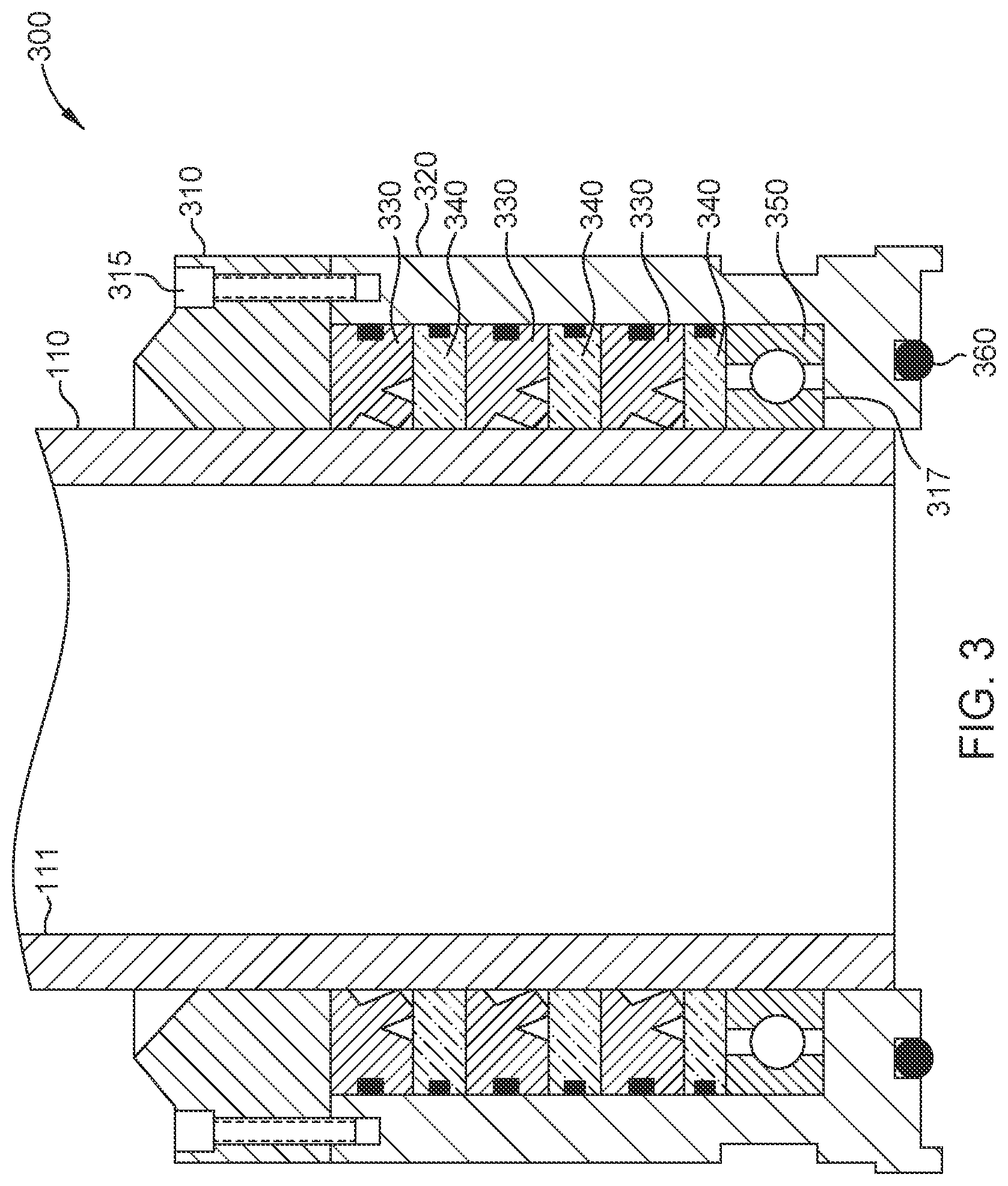 Patent US12480376 Figure 3 – Washpipe assembly