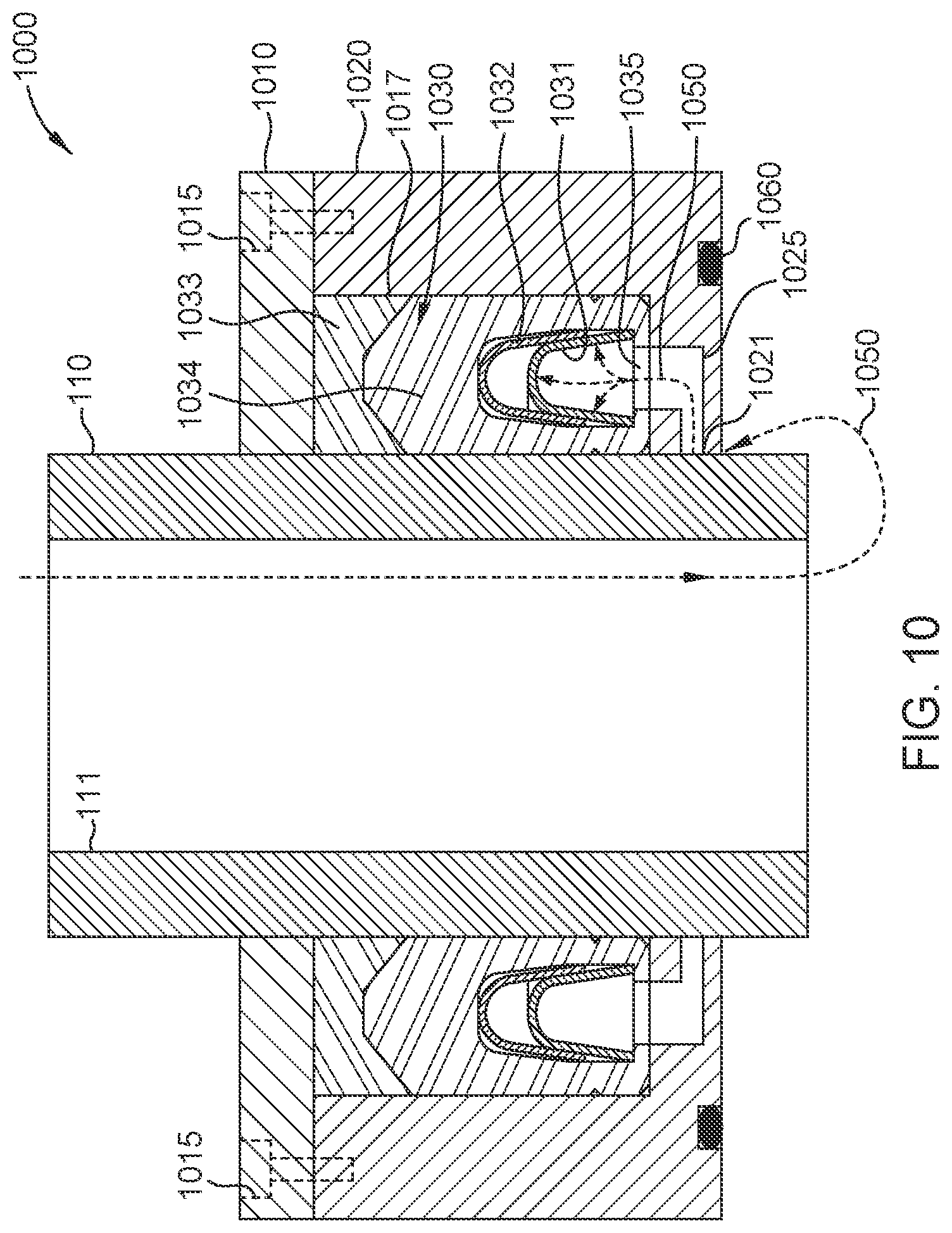 Patent US12480376 Figure 10 – Washpipe assembly