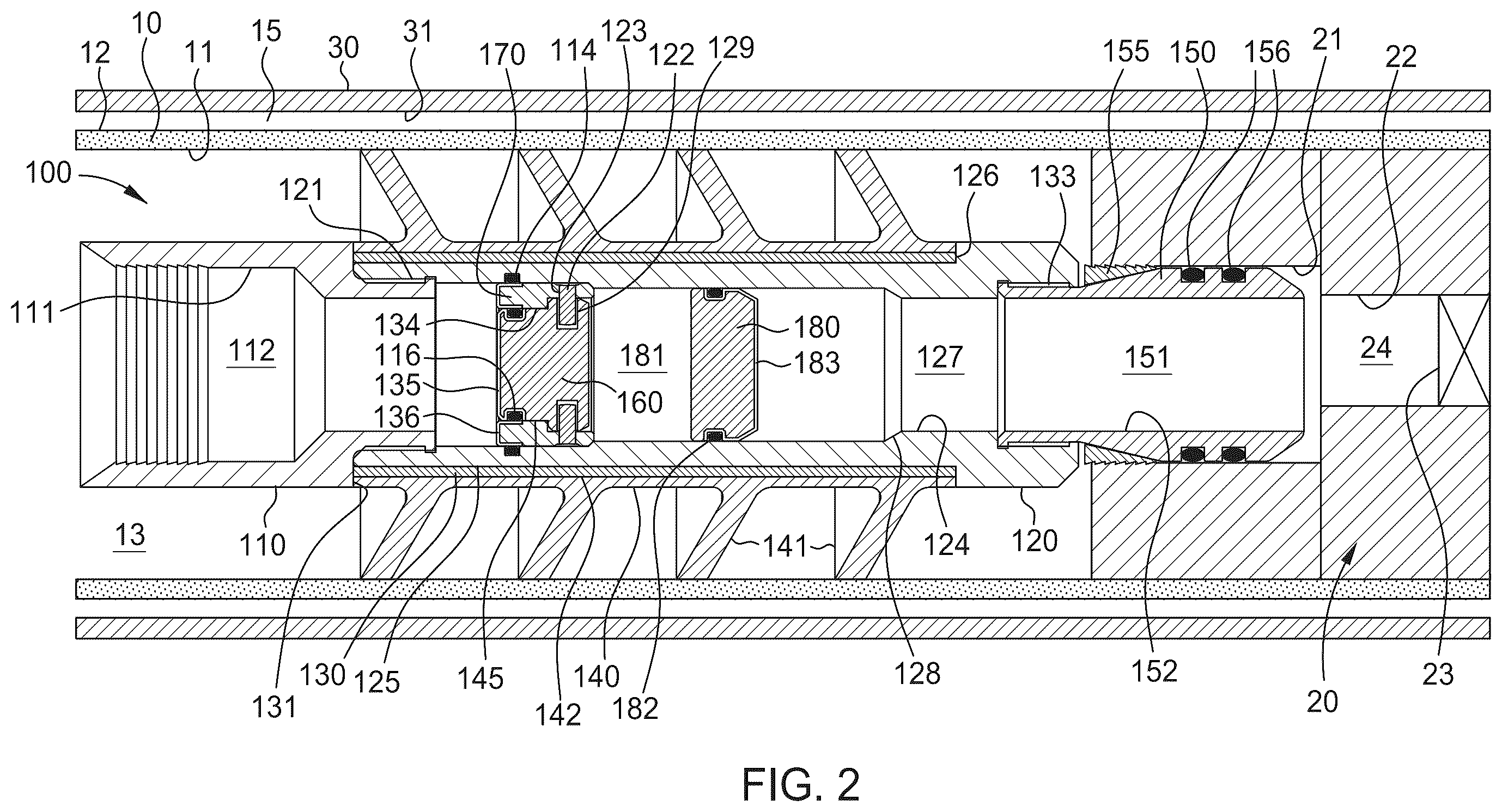 Patent US12480377 Figure 2 – Pump down wiper plug assembly