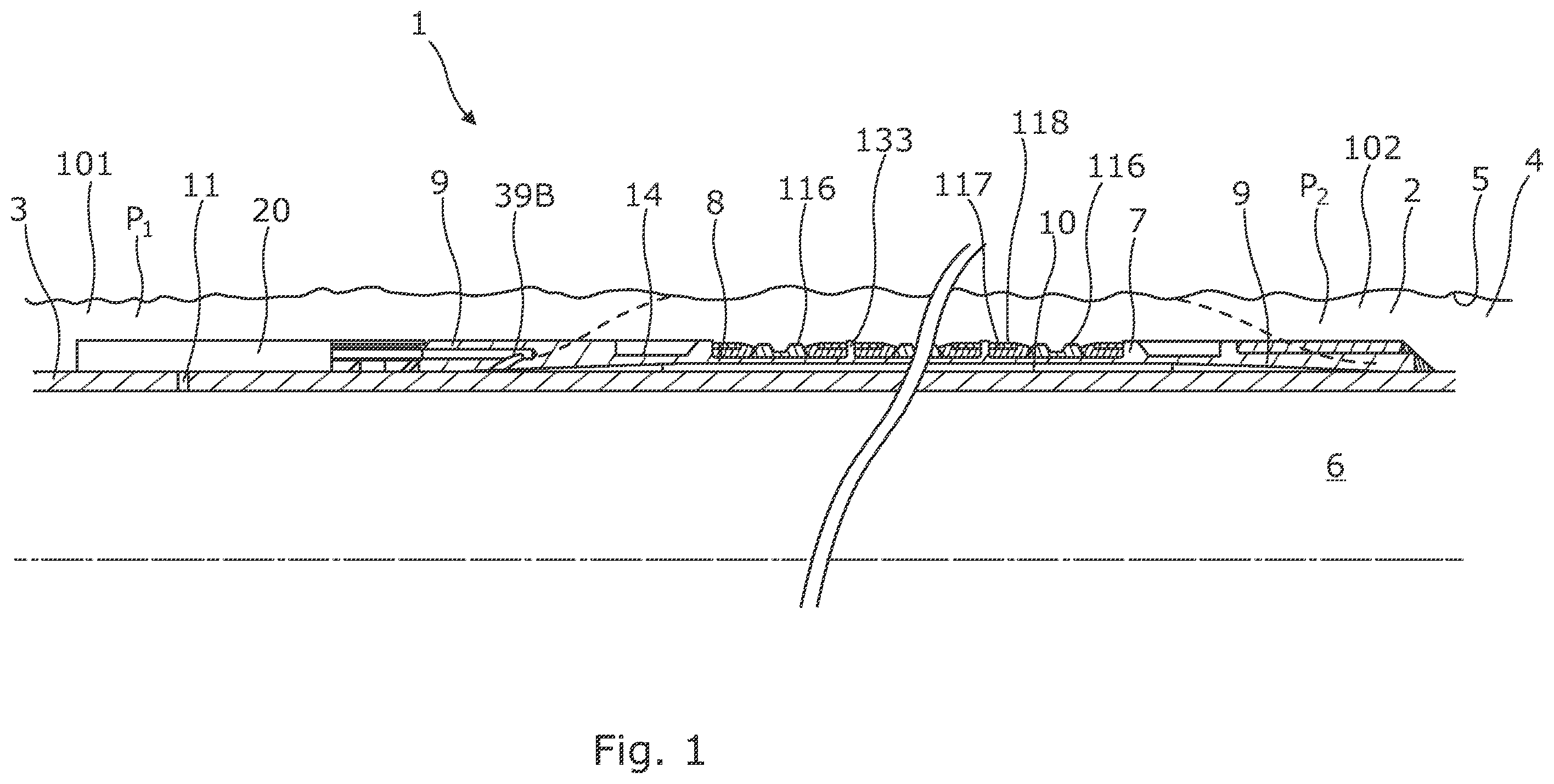 Patent US12480378 Figure 1 – Annular barrier with valve unit