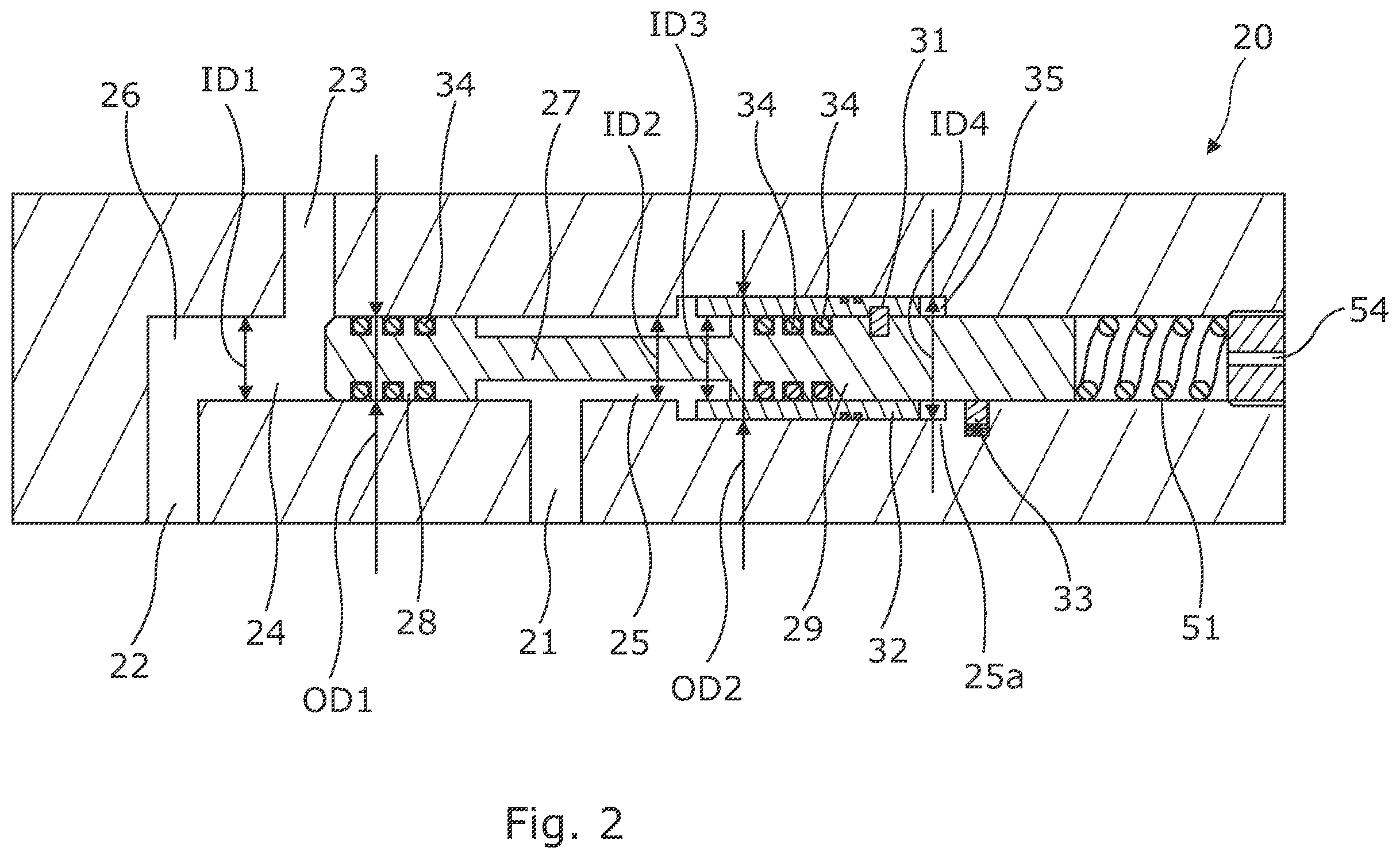 Patent US12480378 Figure 2 – Annular barrier with valve unit