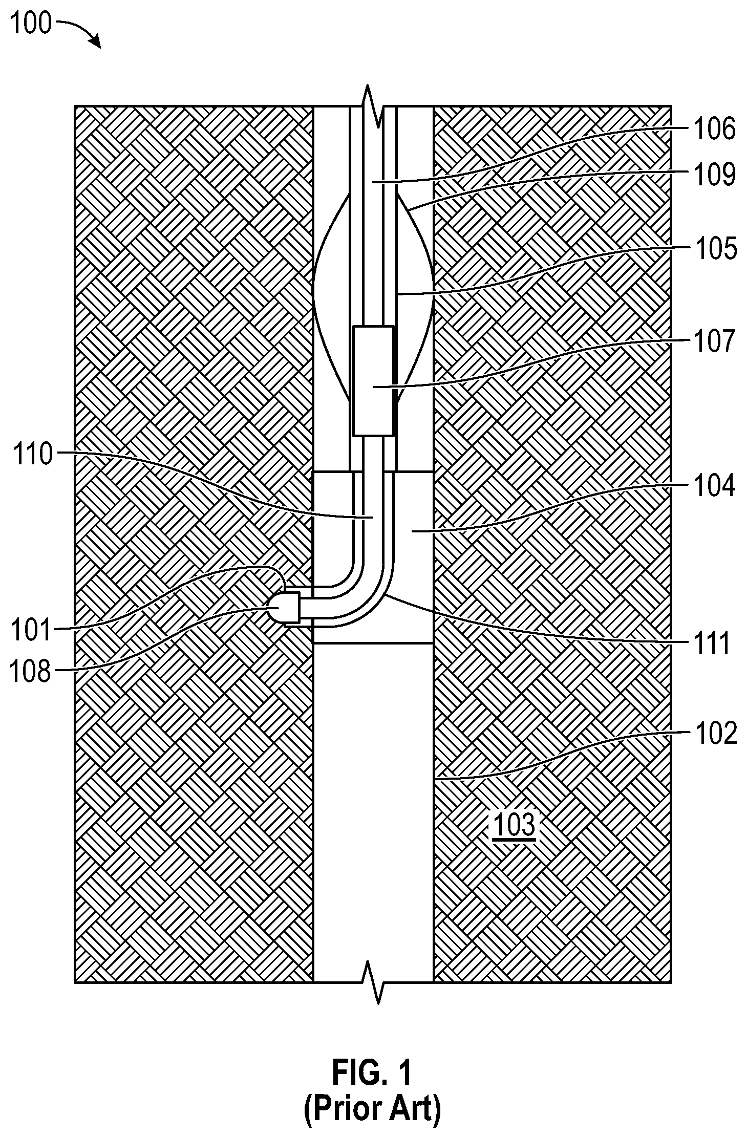 Patent US12480385 Figure 1 – Method for downhole chemical storage for well mitigation and reservoir treatments
