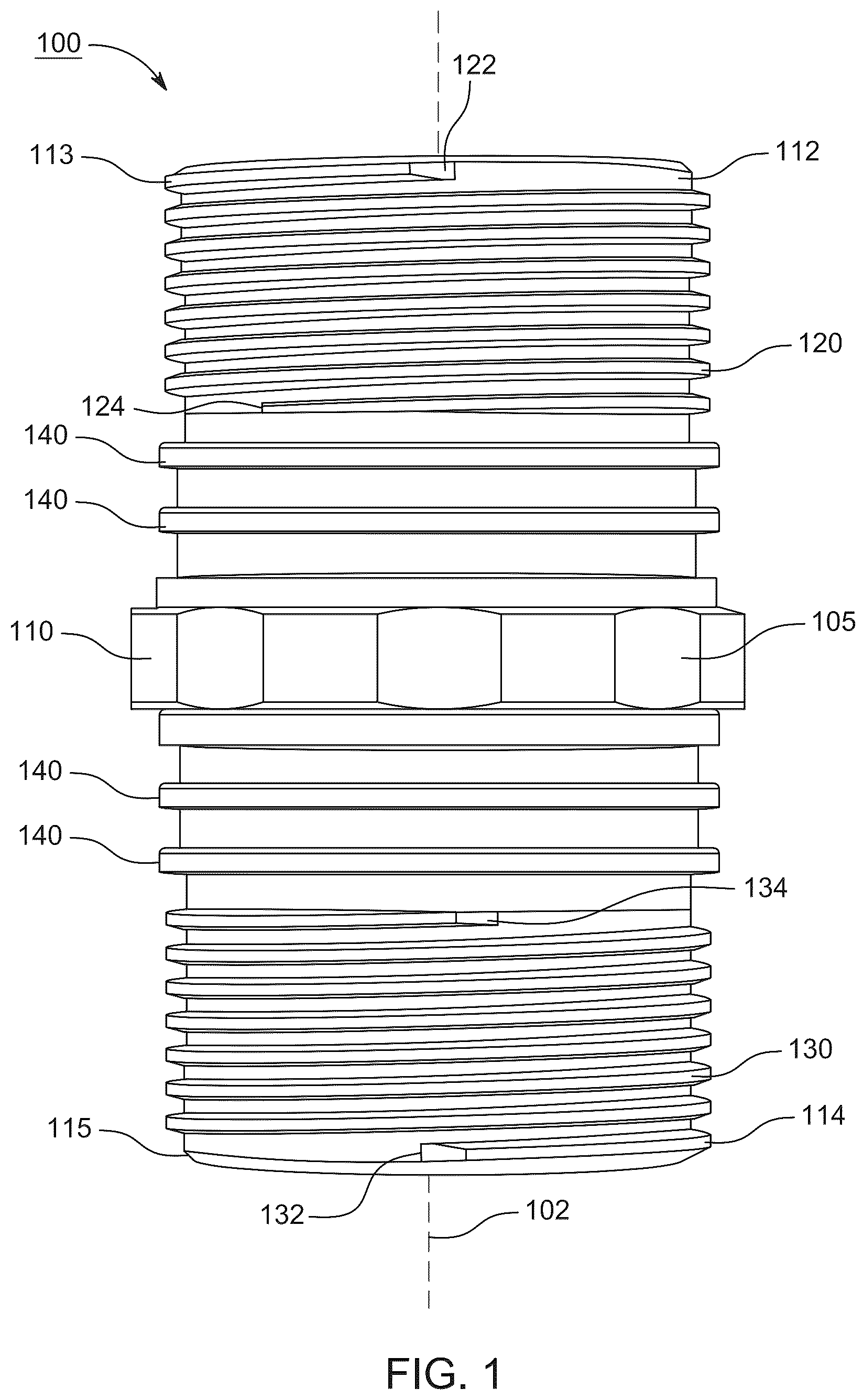 Patent US12480387 Figure 1 – Methods and devices for orienting perforated guns