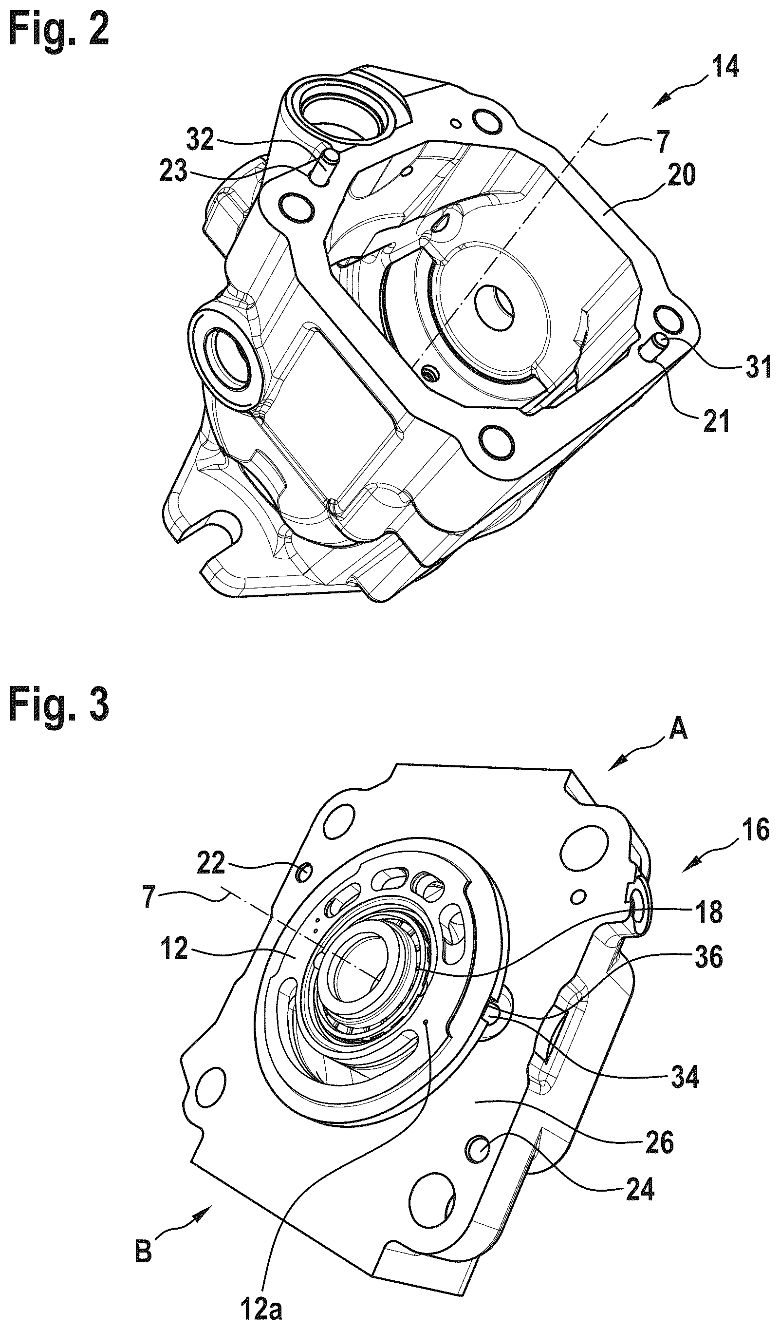 Patent US12480402 Figure 2 – Centering the housing parts of an axial piston machine