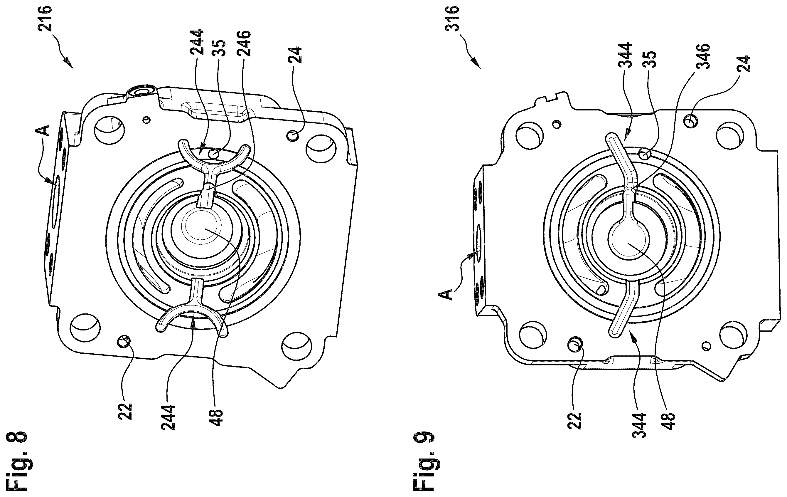 Patent US12480402 Figure 5 – Centering the housing parts of an axial piston machine