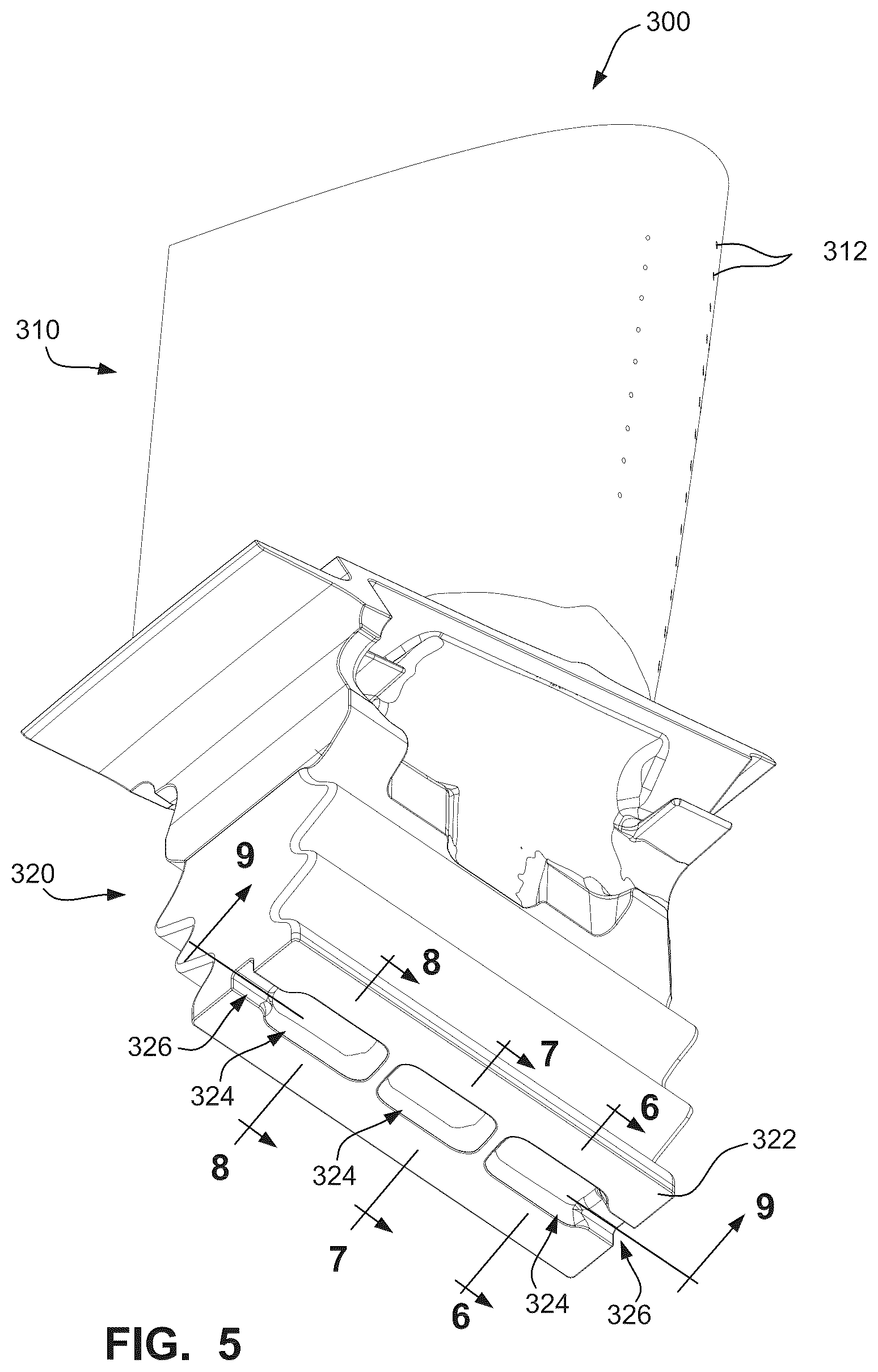 Patent US12480405 Figure 7 – Fluid flow distributor for vapor phase coating of turbine components