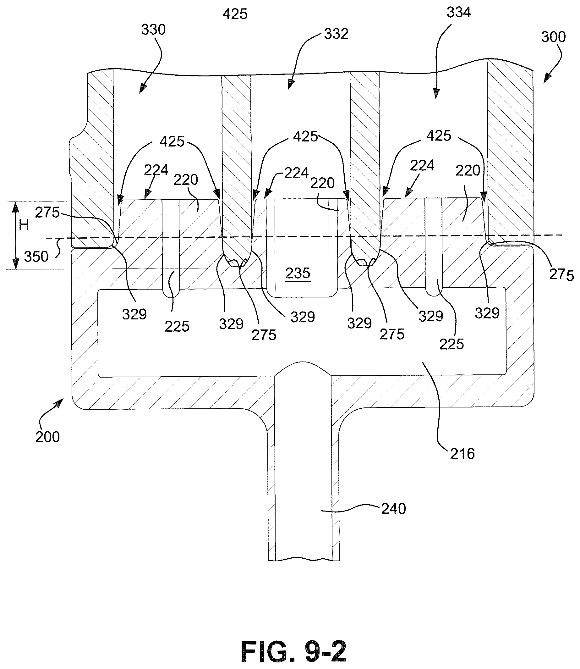 Patent US12480405 Figure 11 – Fluid flow distributor for vapor phase coating of turbine components