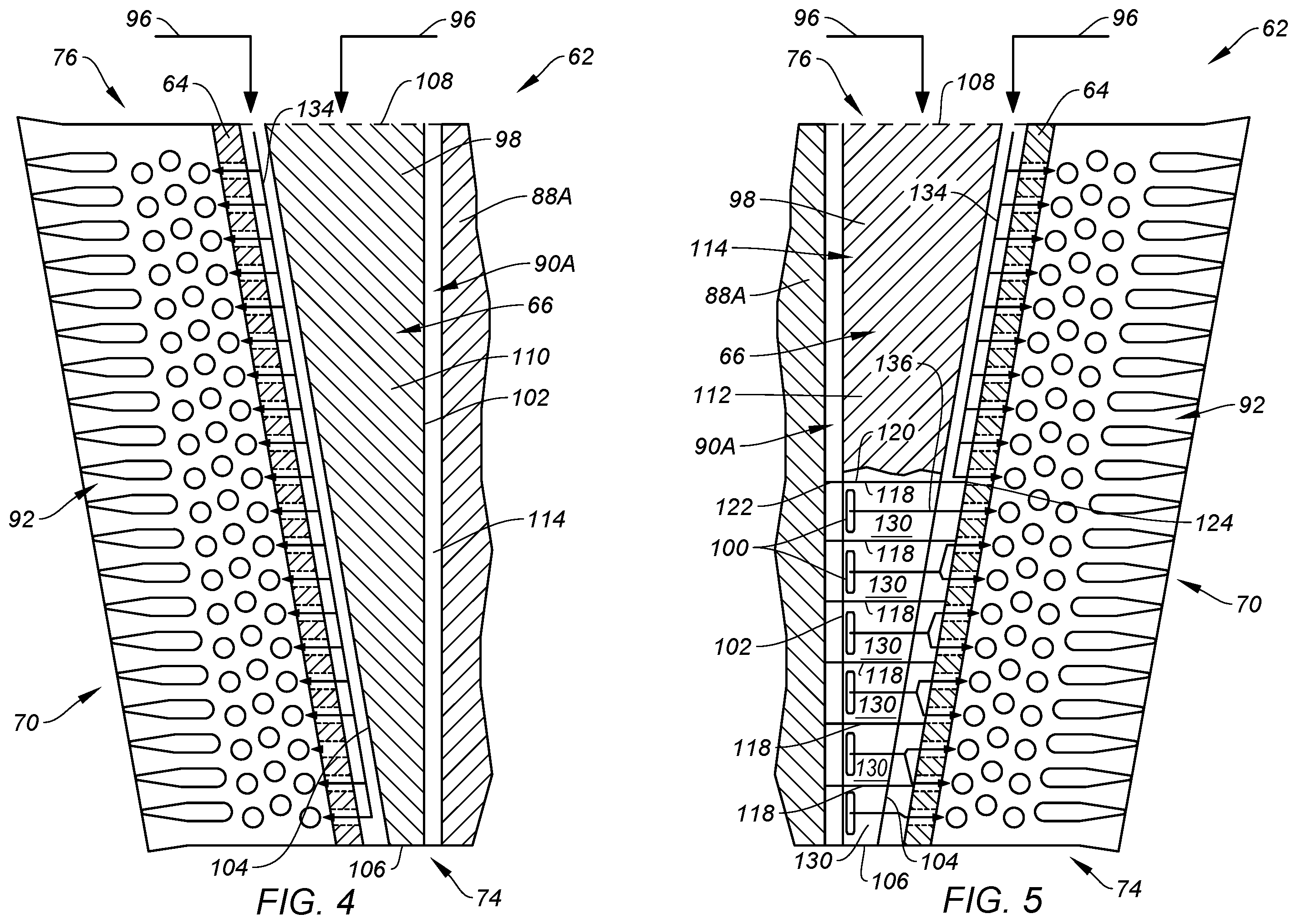 Patent US12480406 Figure 4 – Turbine vane for a gas turbine engine