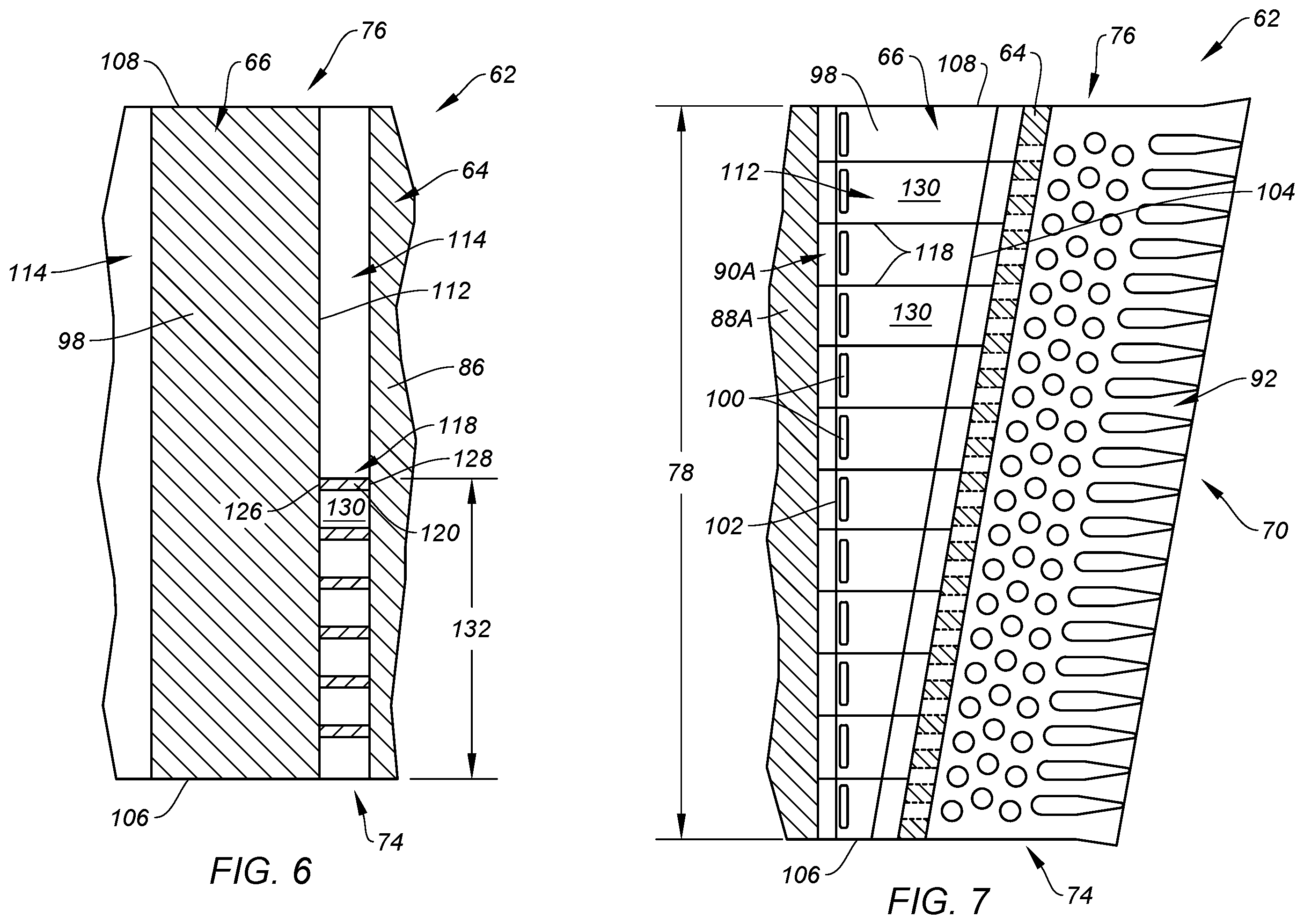 Patent US12480406 Figure 5 – Turbine vane for a gas turbine engine