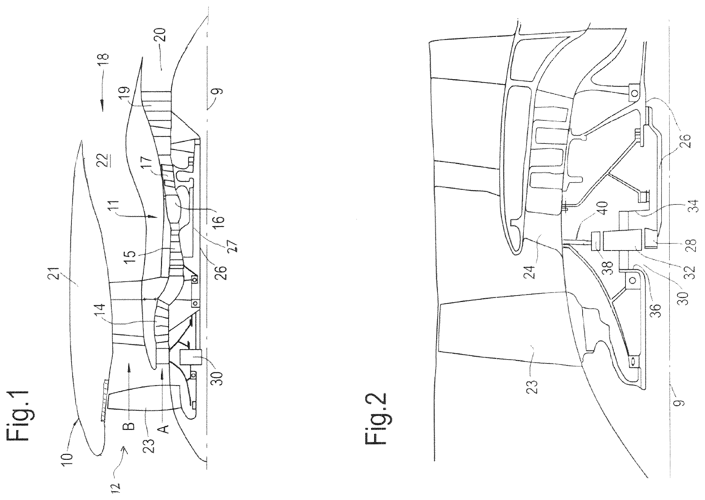 Patent US12480407 Figure 1 – Gas turbine engine component with variable cooling hole geometry