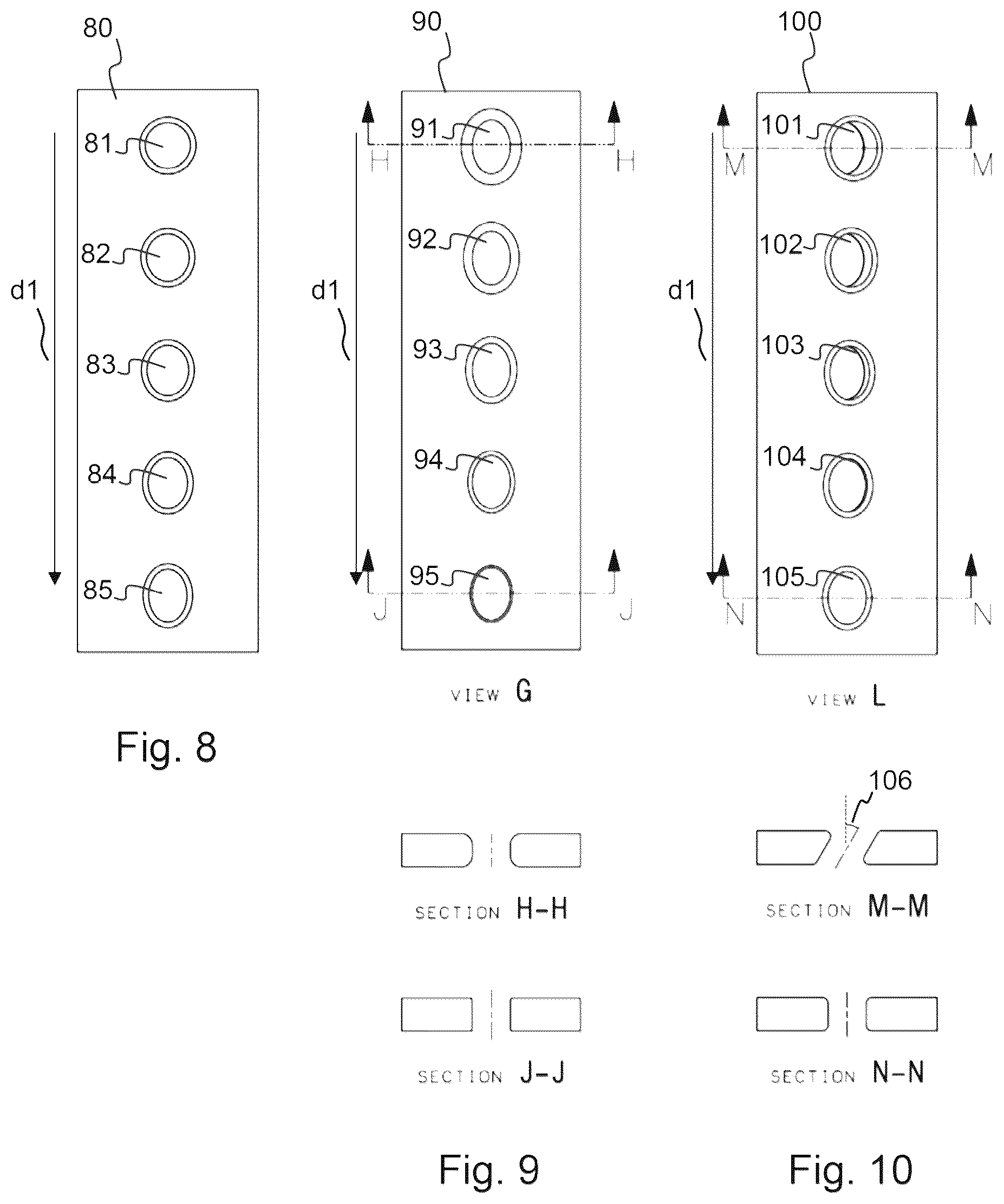 Patent US12480407 Figure 5 – Gas turbine engine component with variable cooling hole geometry