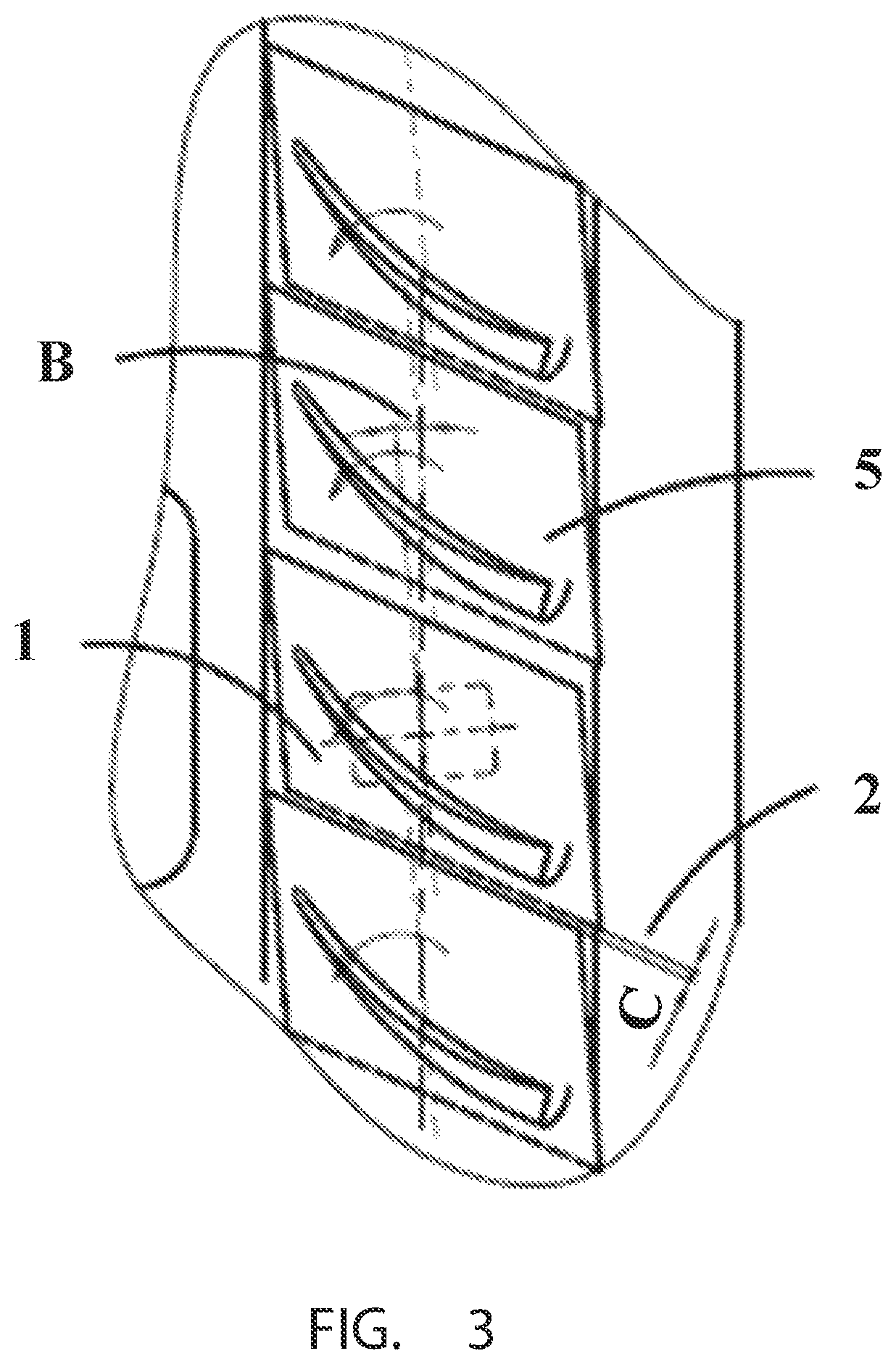 Patent US12480409 Figure 3 – Blade platform, blade ring, impeller disk and gas turbine engine