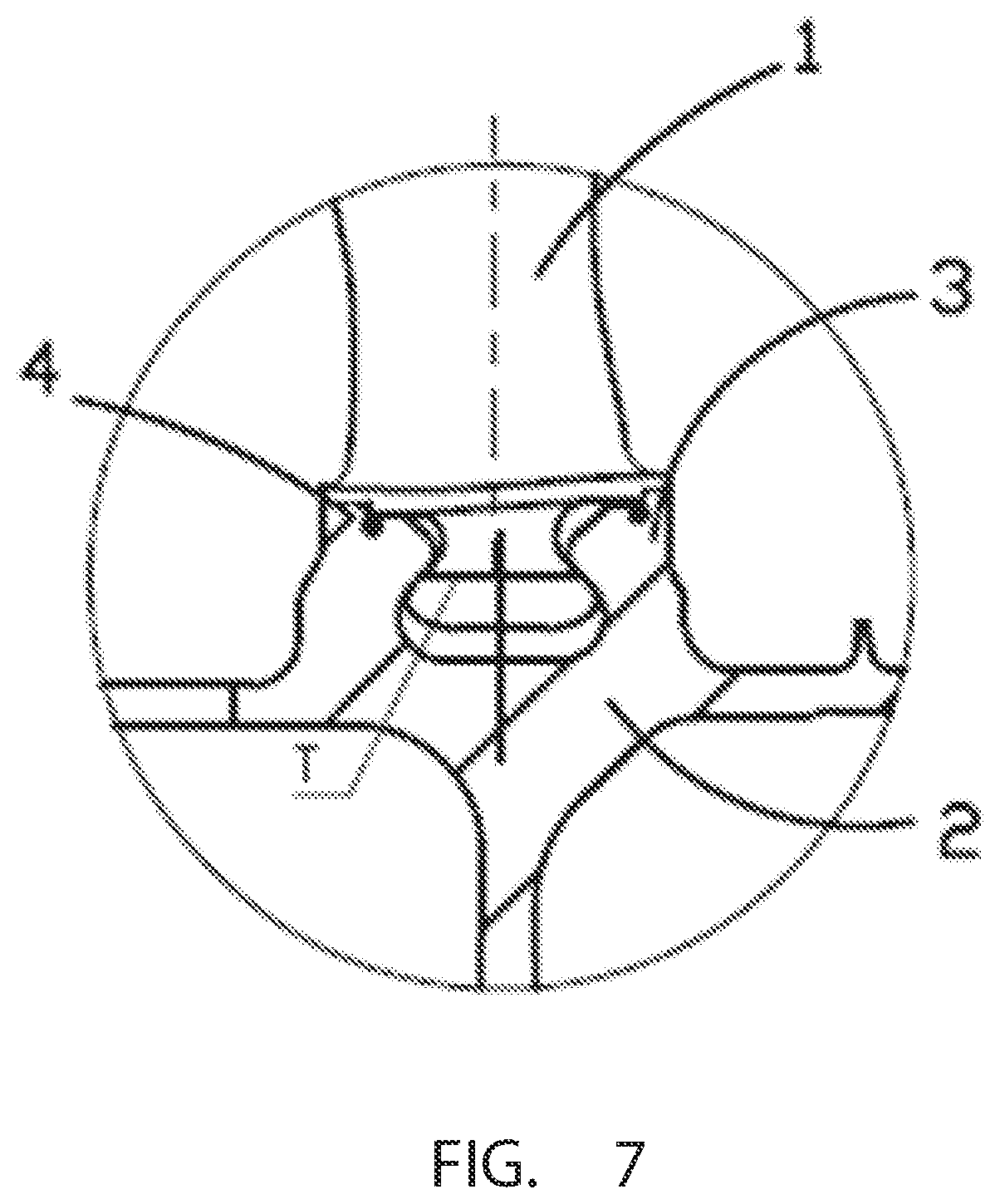 Patent US12480409 Figure 6 – Blade platform, blade ring, impeller disk and gas turbine engine