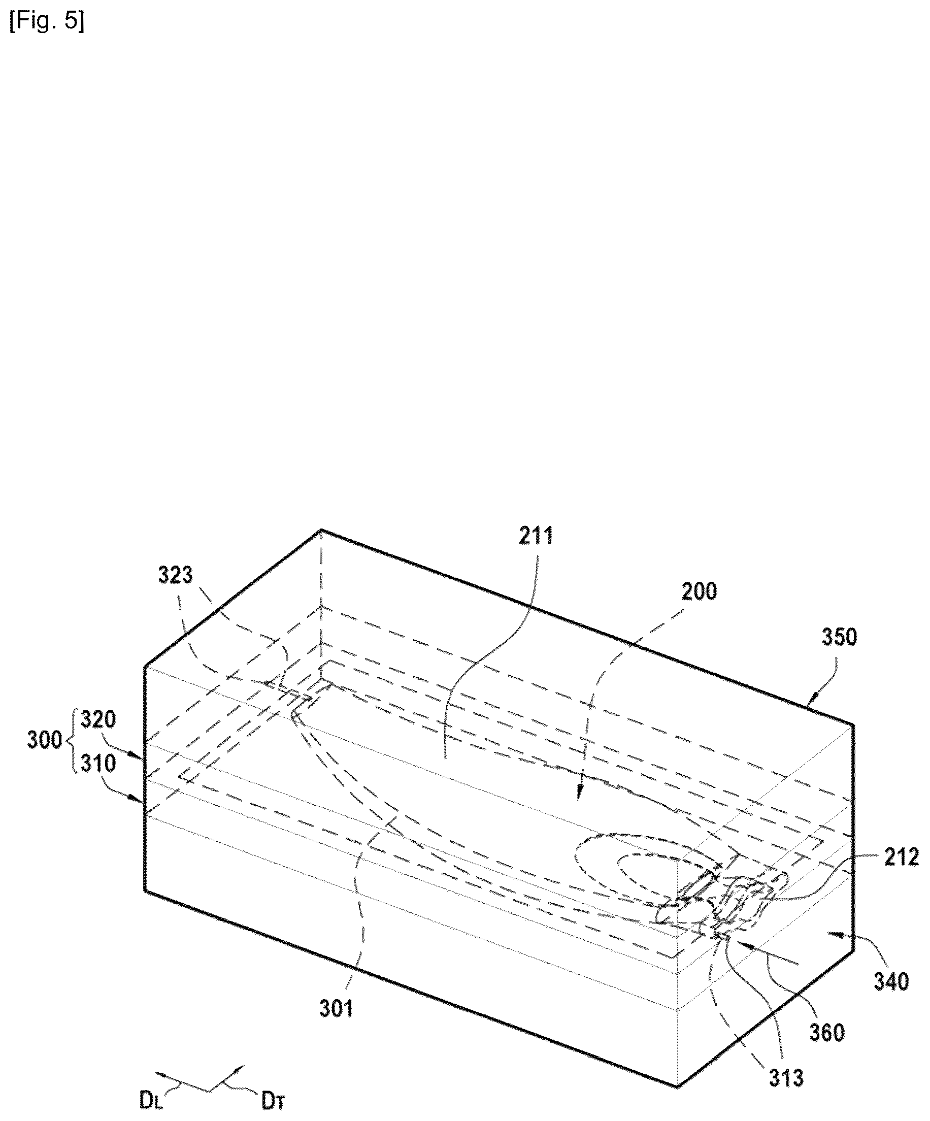 Patent US12480411 Figure 5 – Propeller blade or vane having a hollow composite root