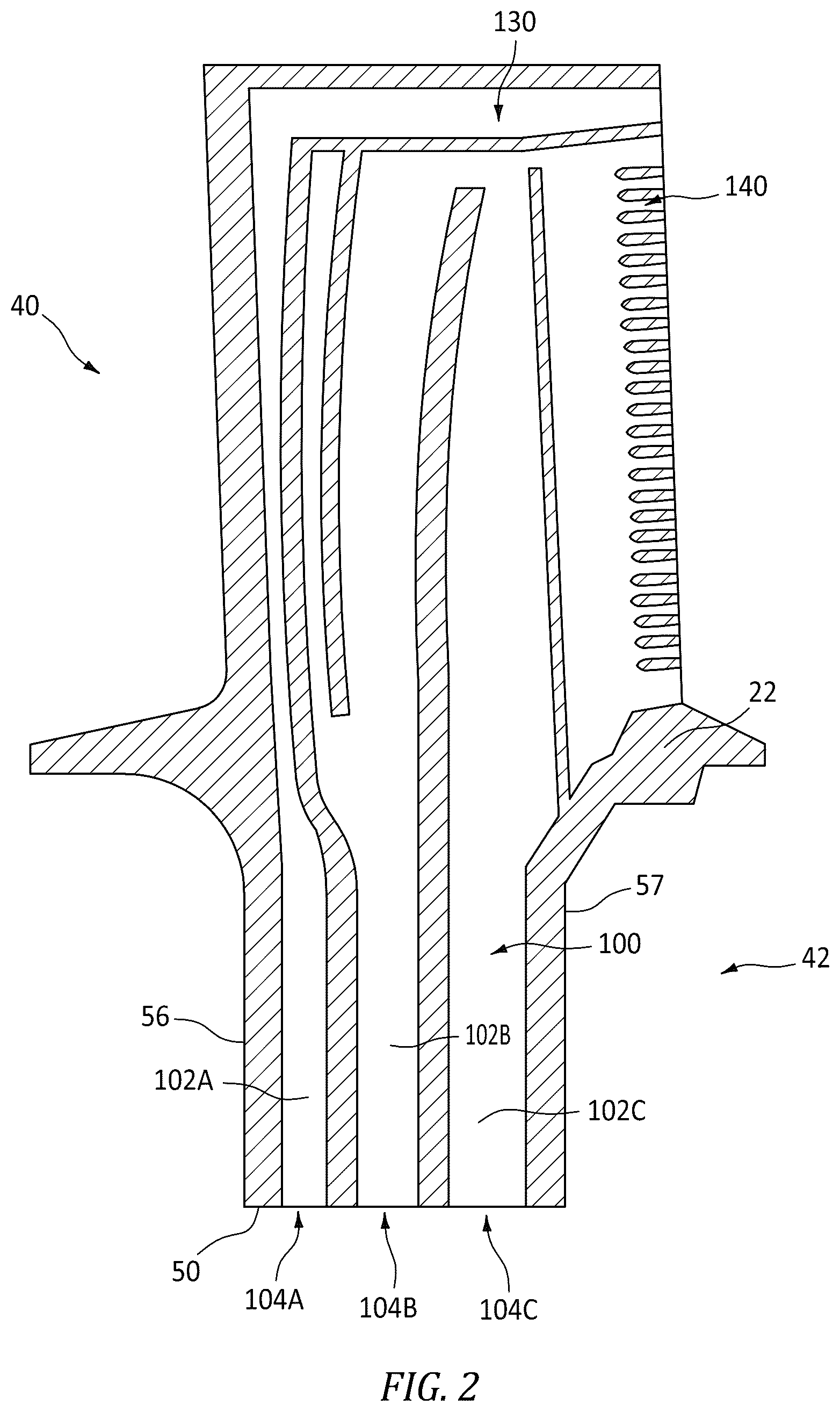 Patent US12480413 Figure 2 – Internal aluminization of coated substrates