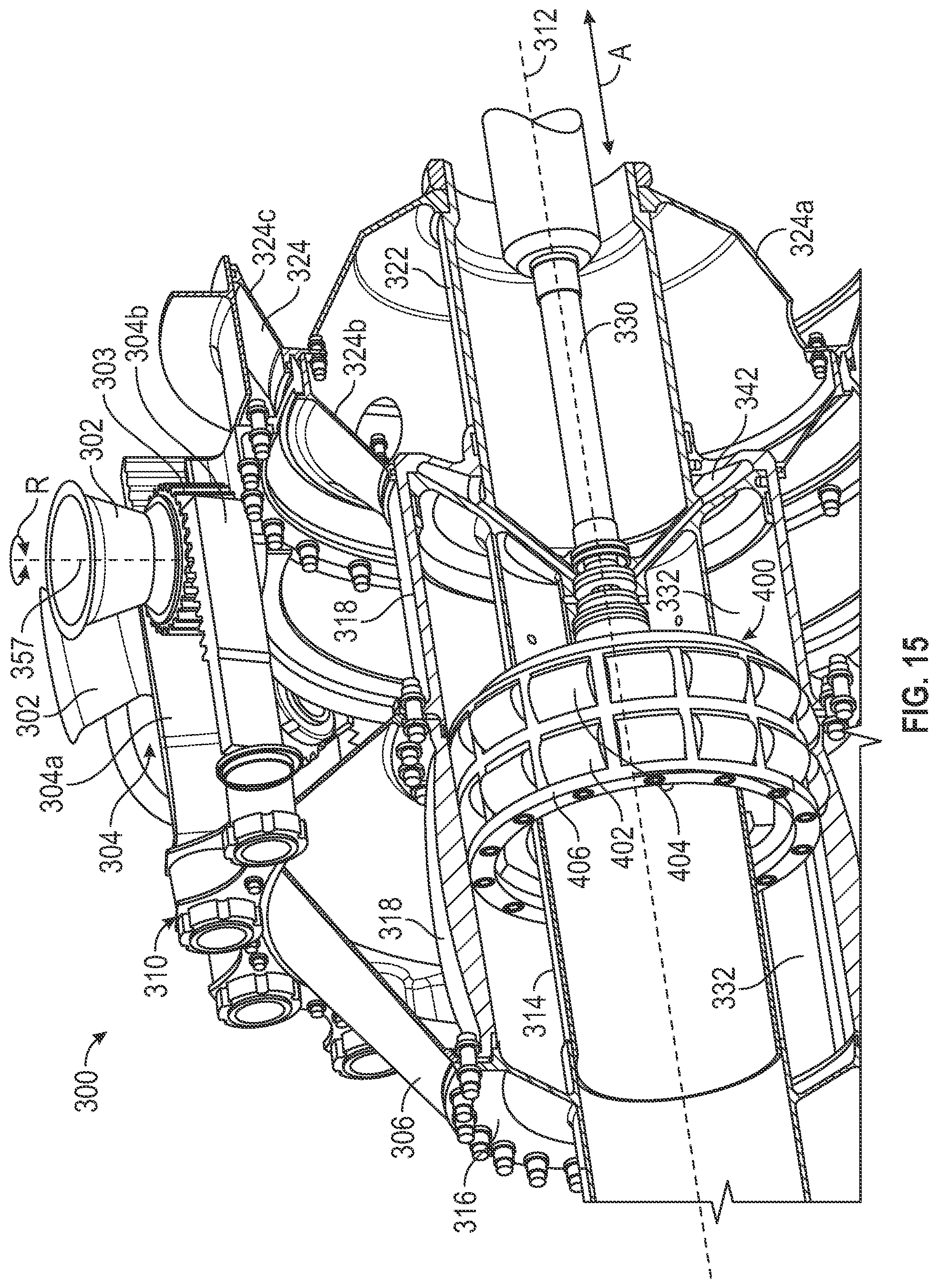 Patent US12480414 Figure 12 – Hub assembly having a pitch lock system