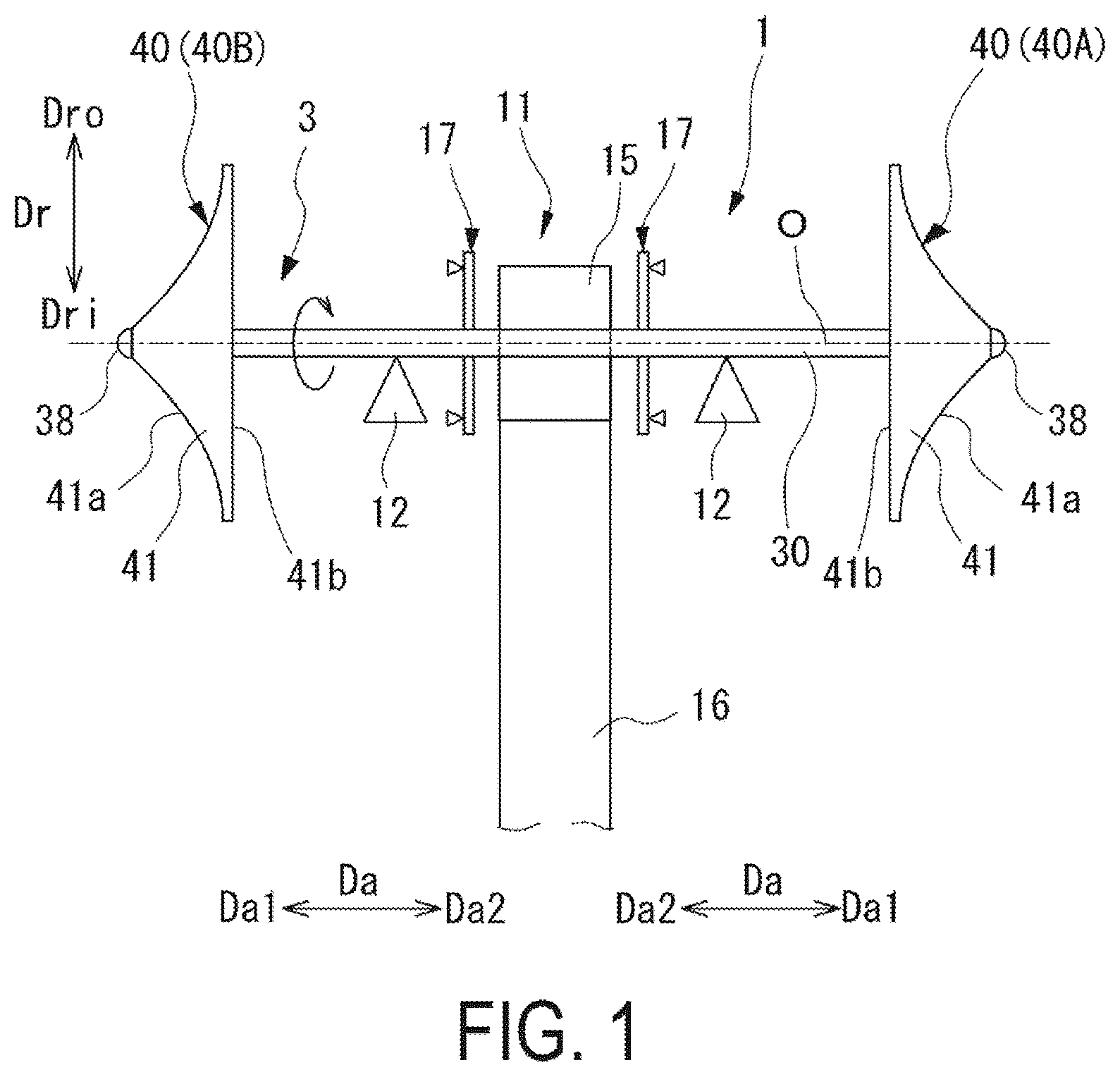 Patent US12480416 Figure 1 – Inlet guide vane and rotary machine
