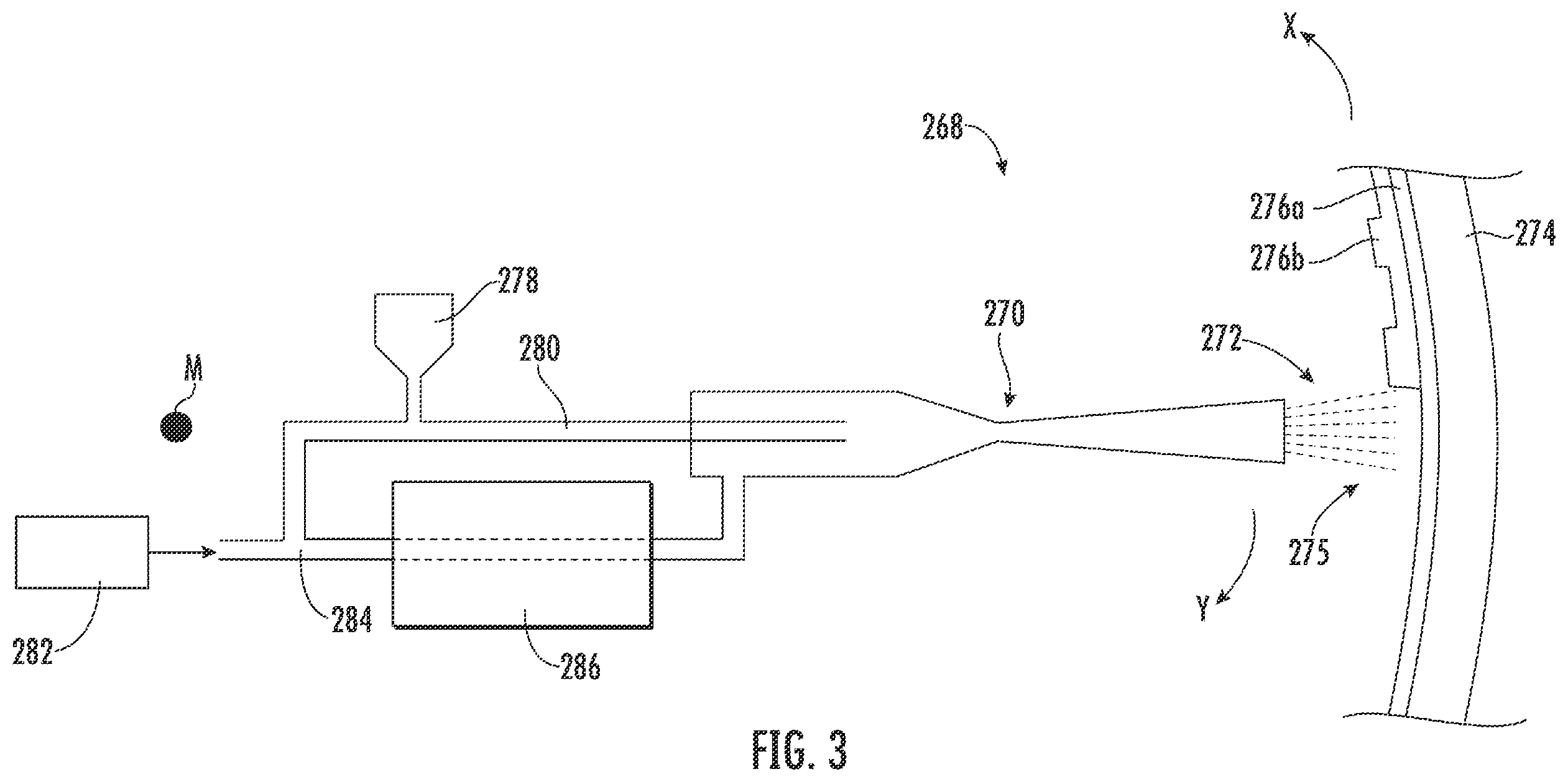 Patent US12480417 Figure 3 – Cold spray duct for a gas turbine engine