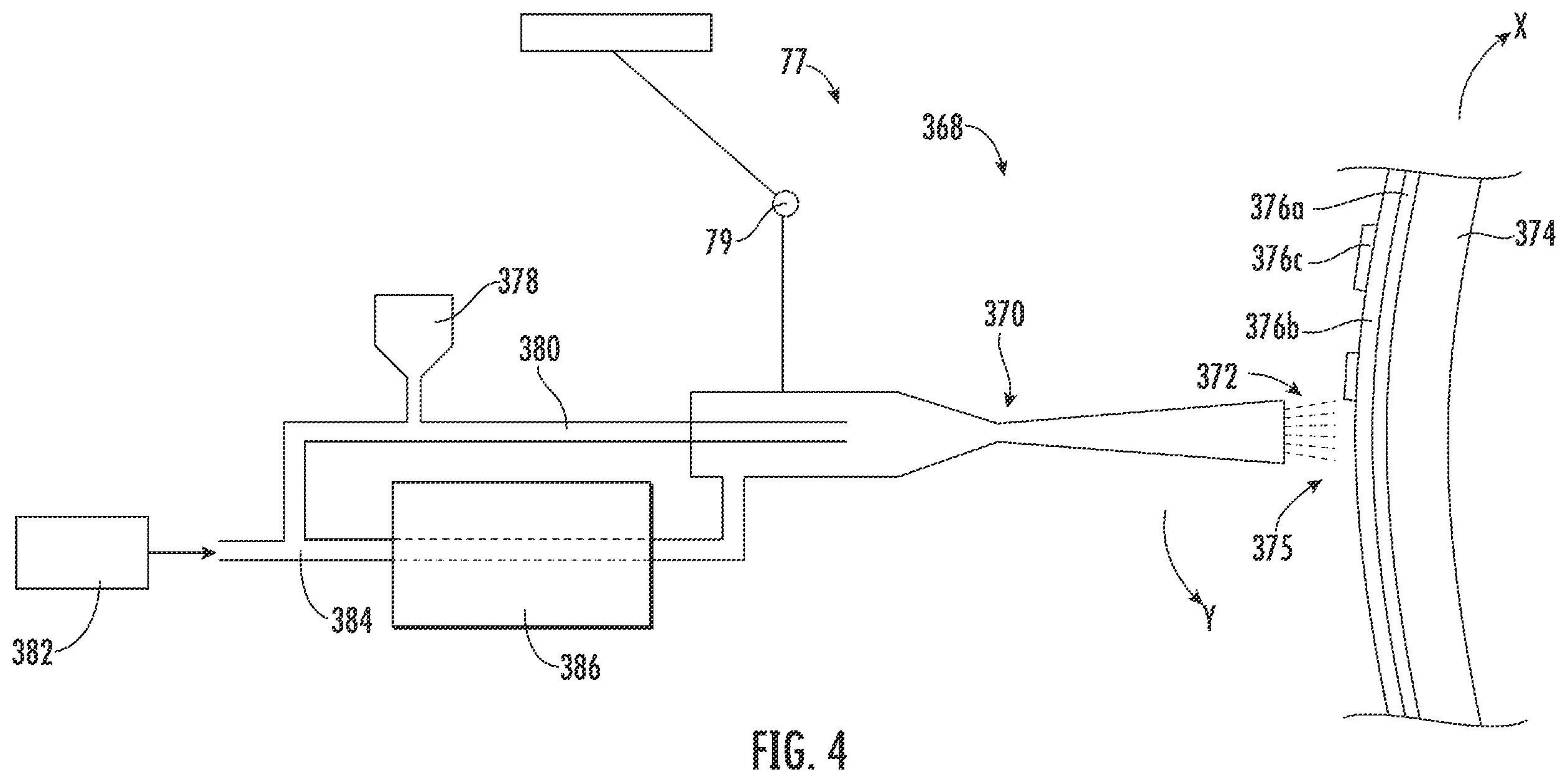 Patent US12480417 Figure 4 – Cold spray duct for a gas turbine engine