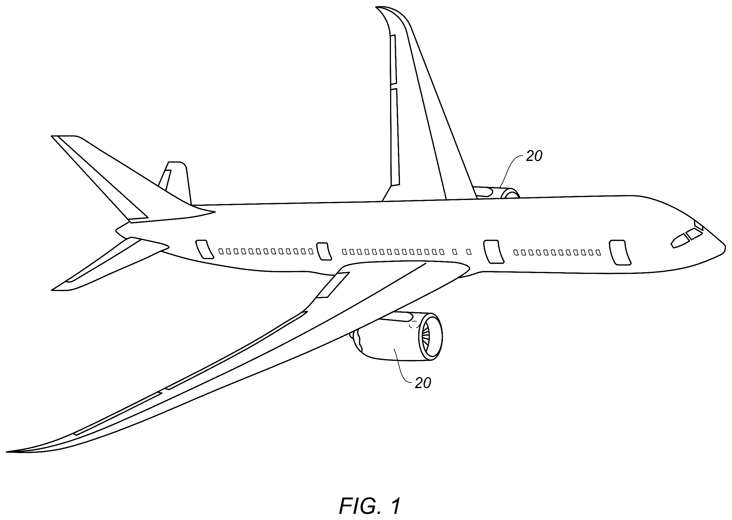 Patent US12480419 Figure 1 – Outer air seal (OAS) assembly for a gas turbine engine