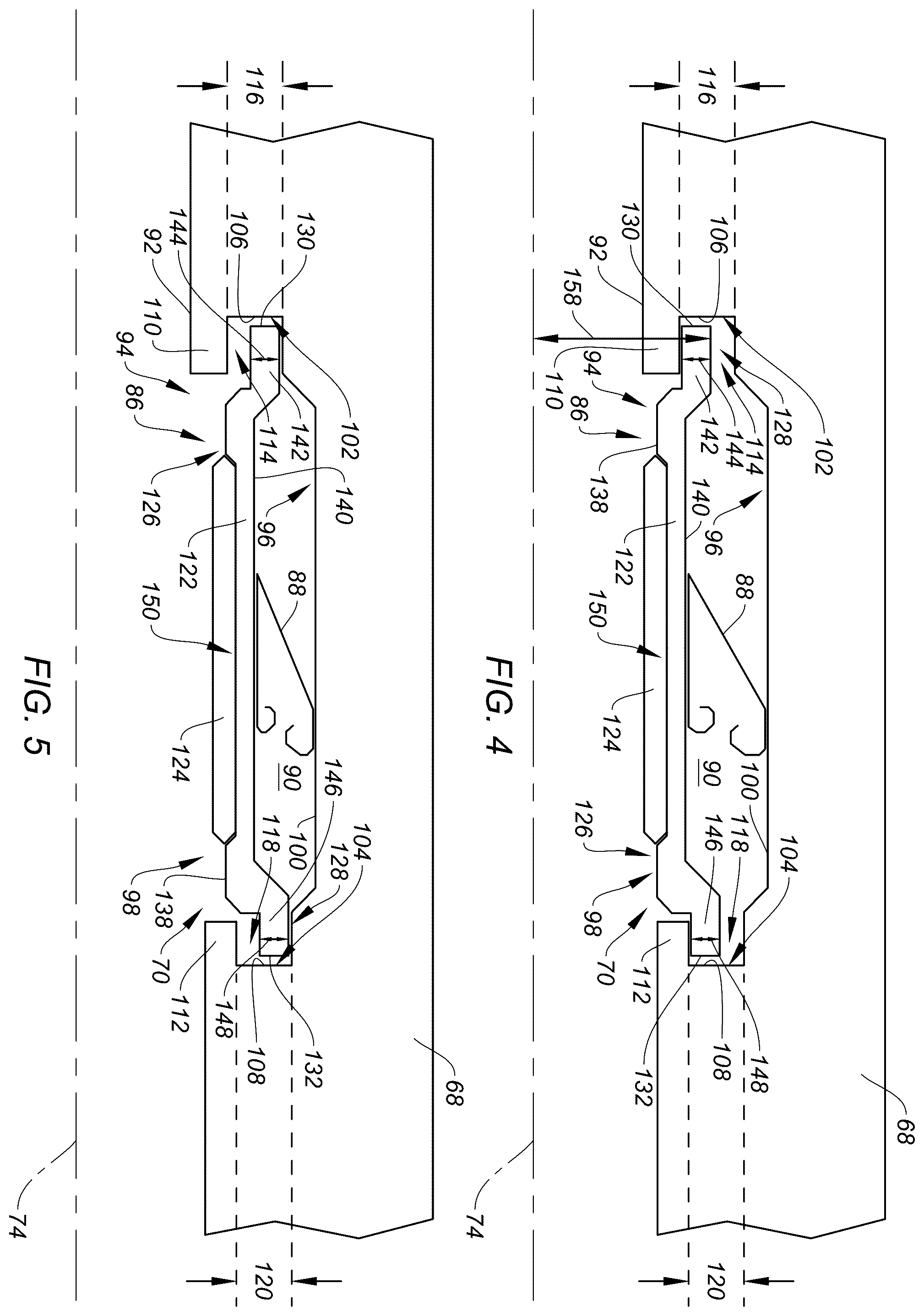 Patent US12480419 Figure 4 – Outer air seal (OAS) assembly for a gas turbine engine