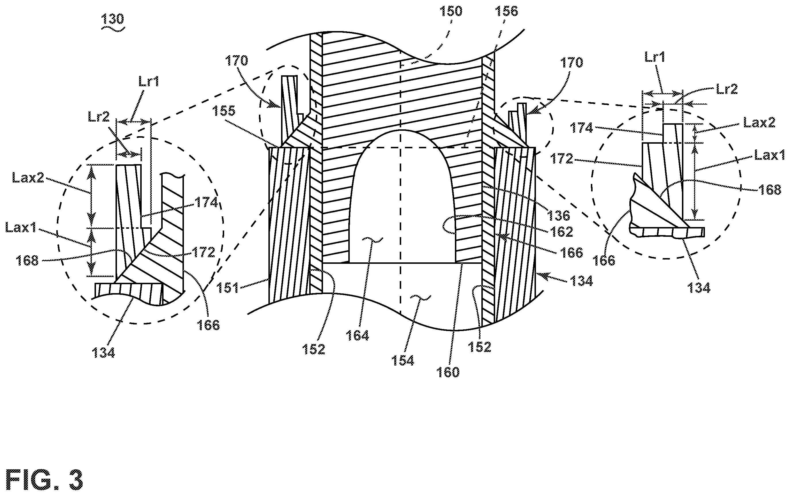 Patent US12480421 Figure 3 – Turbine engine having a variable pitch airfoil assembly
