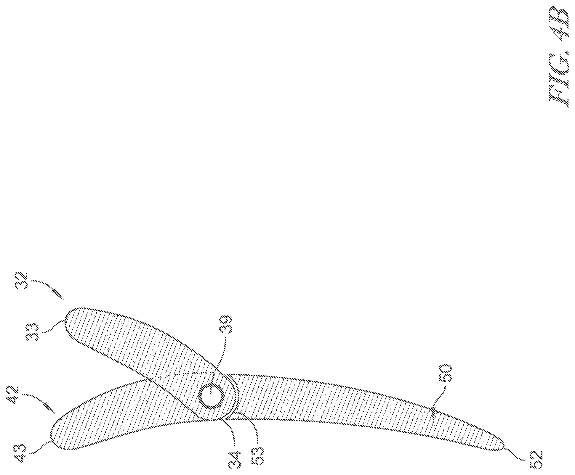 Patent US12480422 Figure 4 – Segmented variable fan outlet guide vane with pass through actuation mechanisms