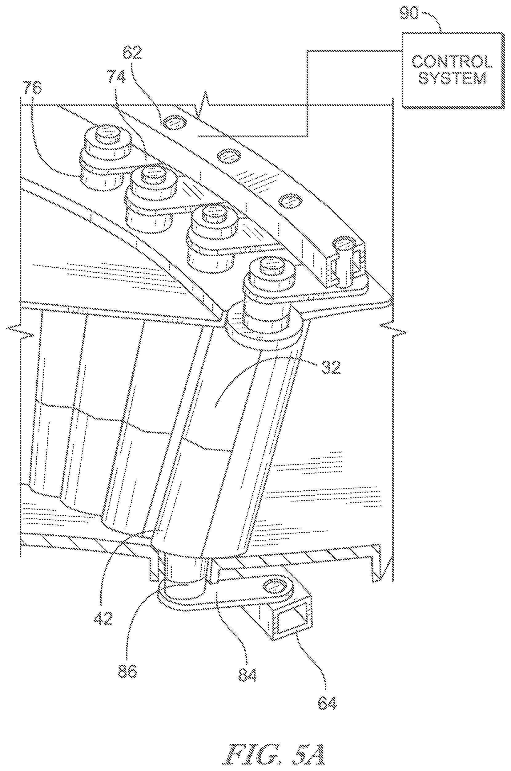 Patent US12480422 Figure 6 – Segmented variable fan outlet guide vane with pass through actuation mechanisms