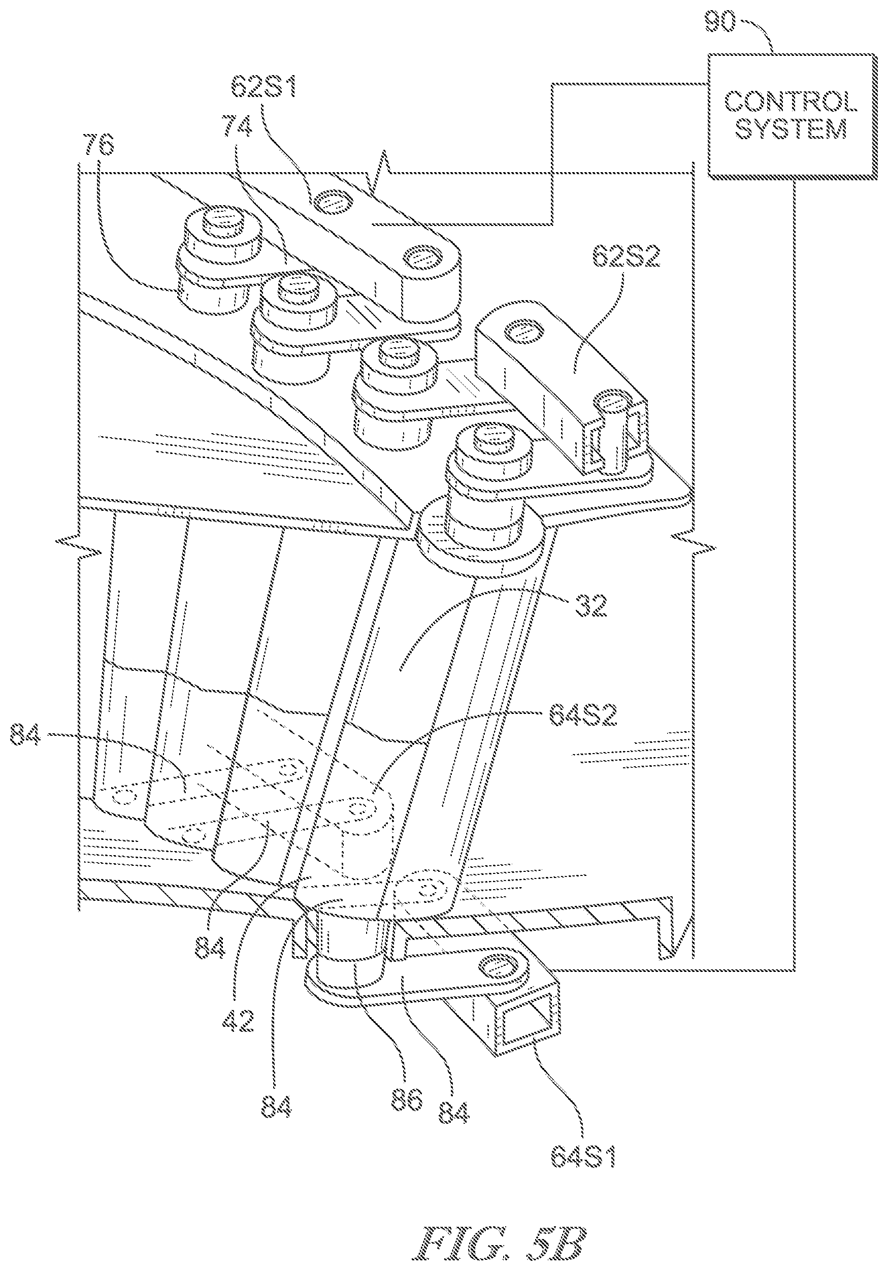 Patent US12480422 Figure 7 – Segmented variable fan outlet guide vane with pass through actuation mechanisms