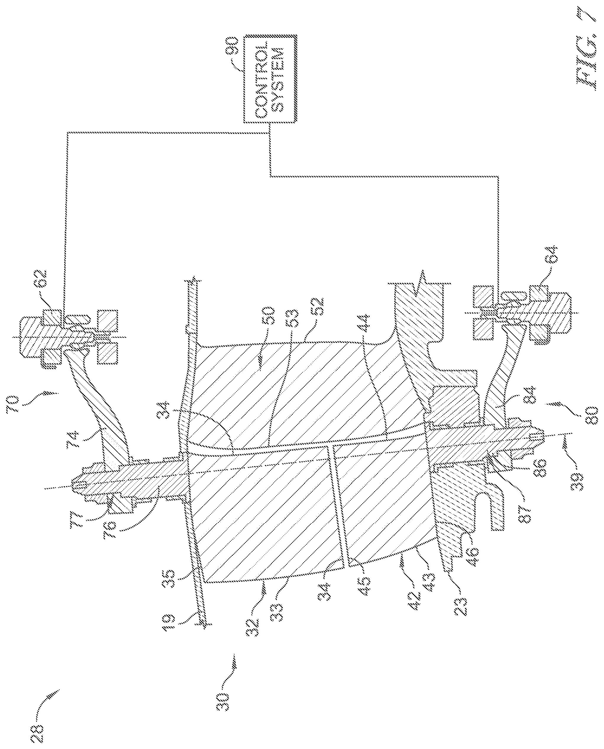 Patent US12480422 Figure 9 – Segmented variable fan outlet guide vane with pass through actuation mechanisms