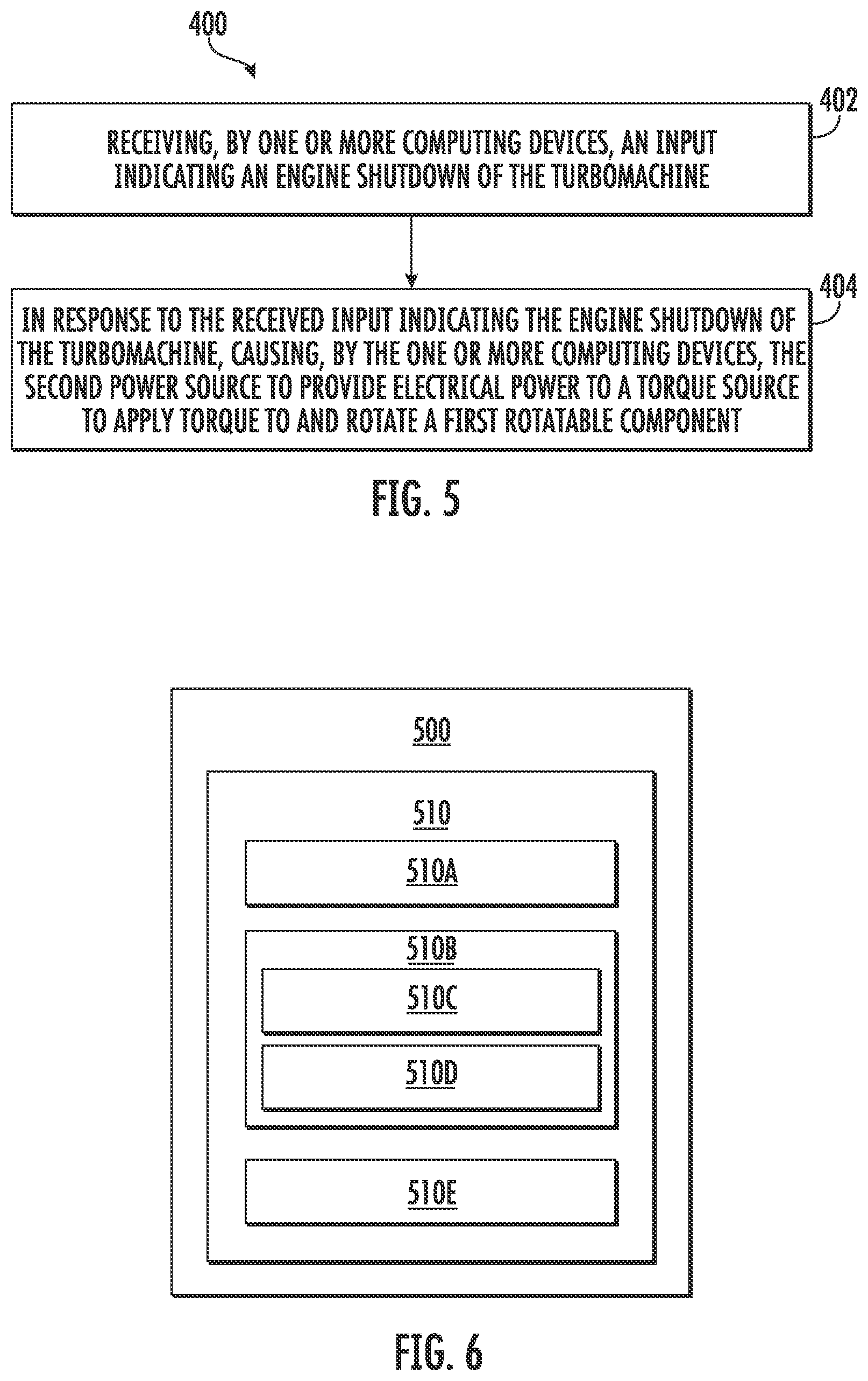 Patent US12480423 Figure 5 – System and method for mitigating bowed rotor in a gas turbine engine