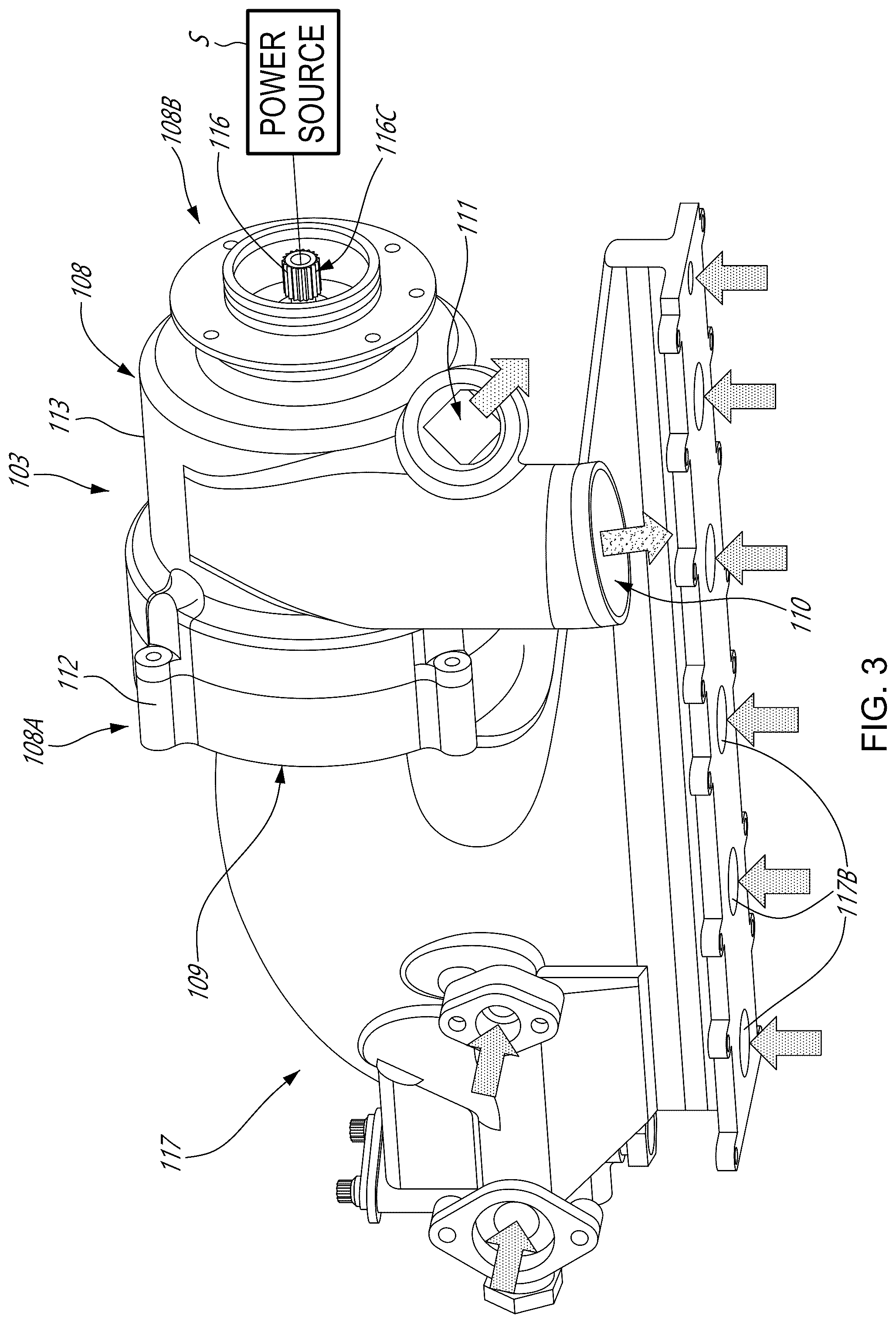 Patent US12480424 Figure 3 – Active de-aerator for aircraft power plant