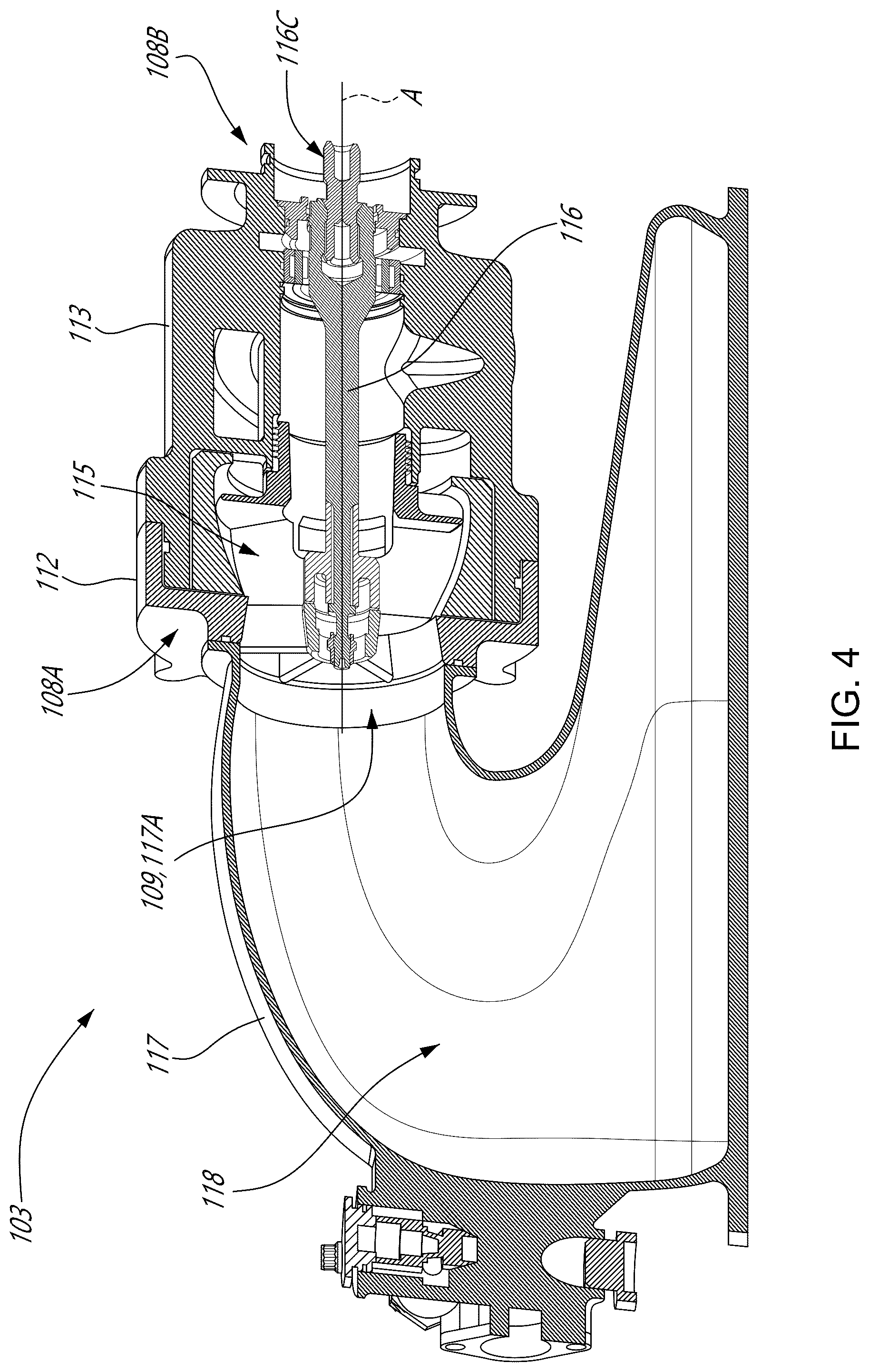 Patent US12480424 Figure 4 – Active de-aerator for aircraft power plant