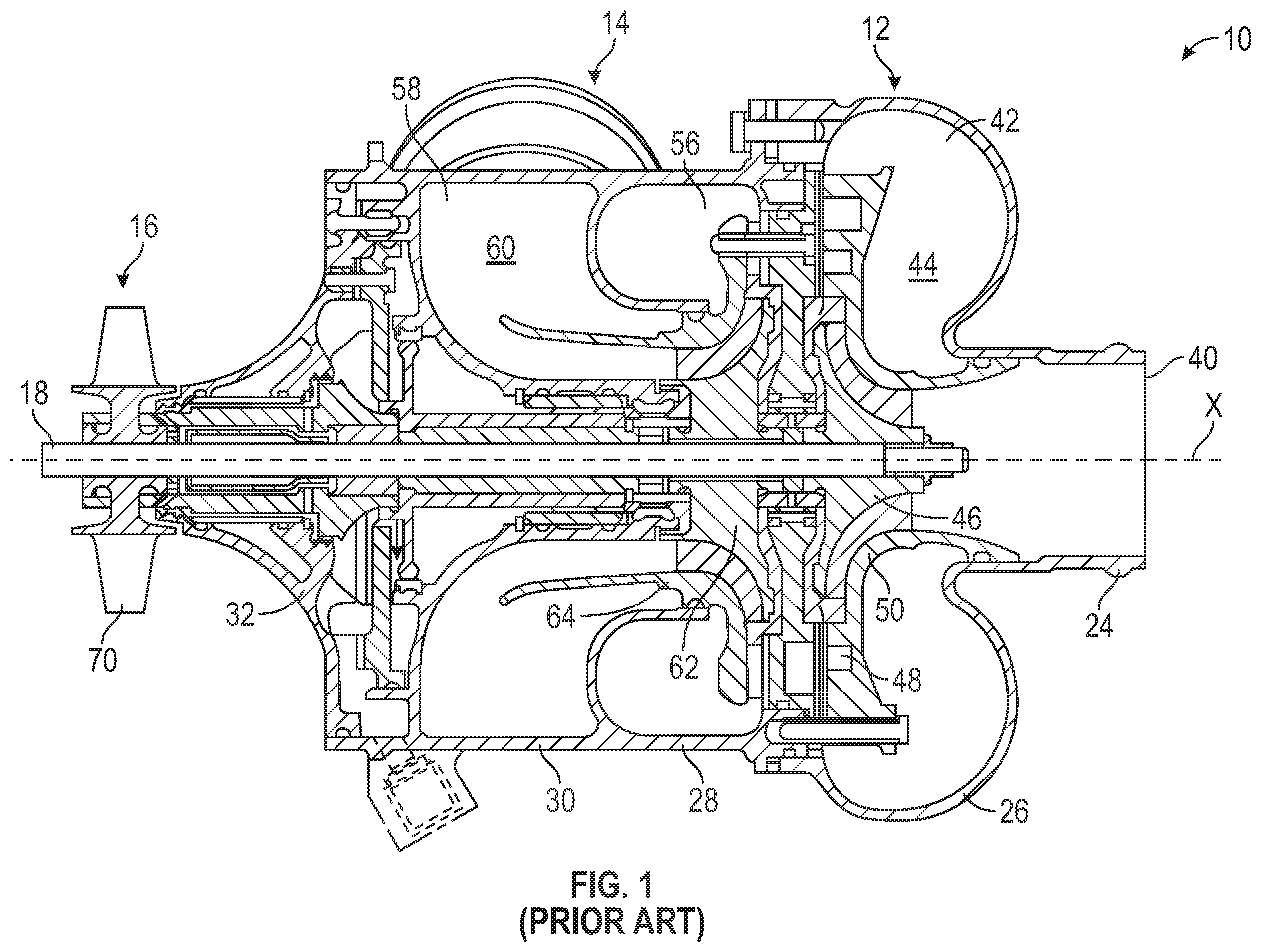Patent US12480425 Figure 1 – Rotor containment structure