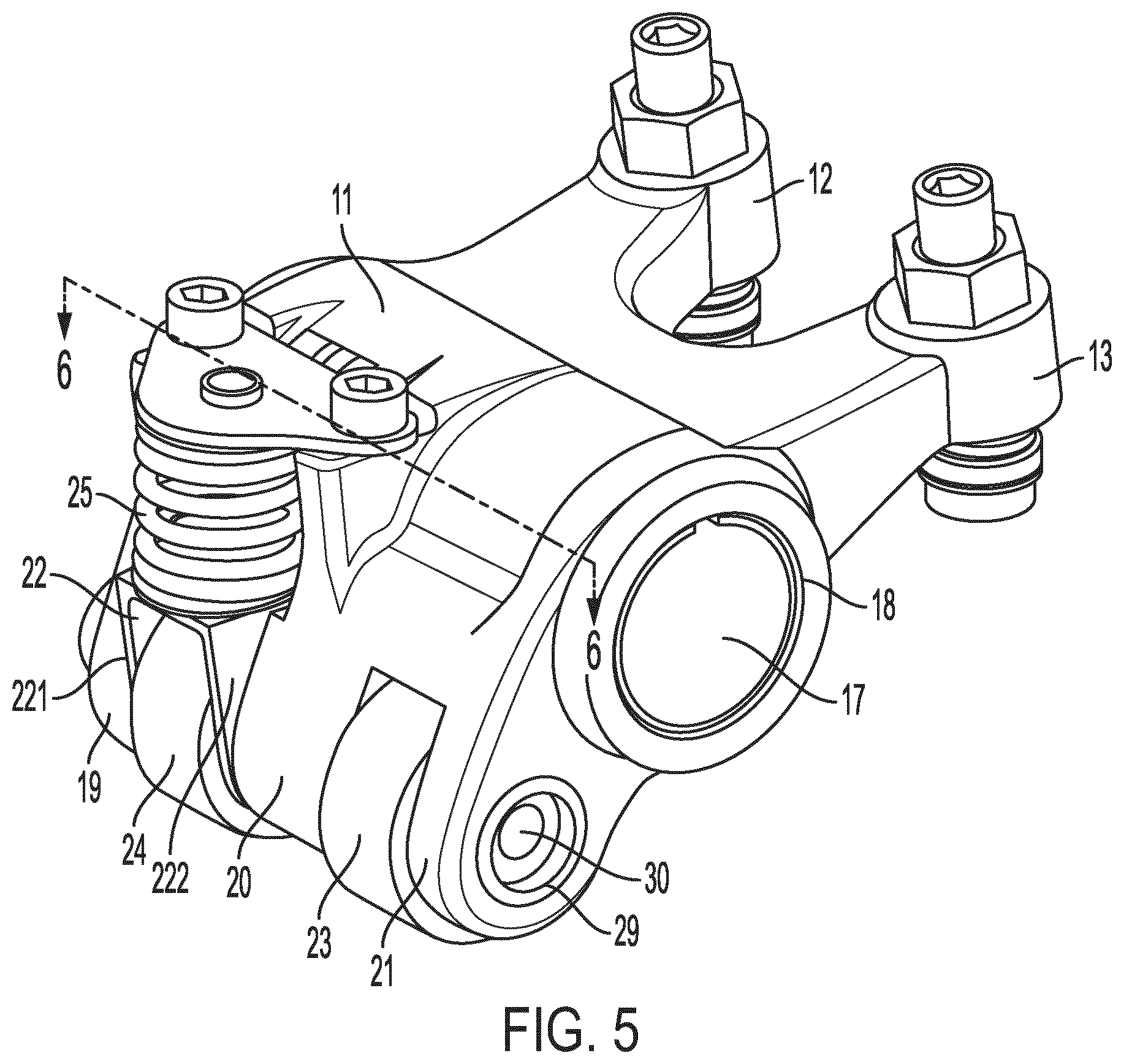 Patent US12480429 Figure 4 – Variable valve lift rocker arm assembly