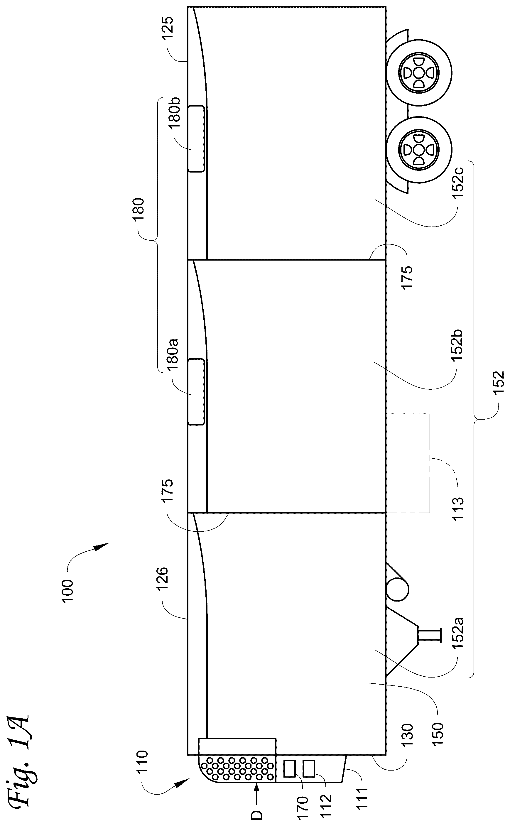 Patent US12480432 Figure 1 – Remote diesel oxidation catalyst for a prime mover of a transport power system