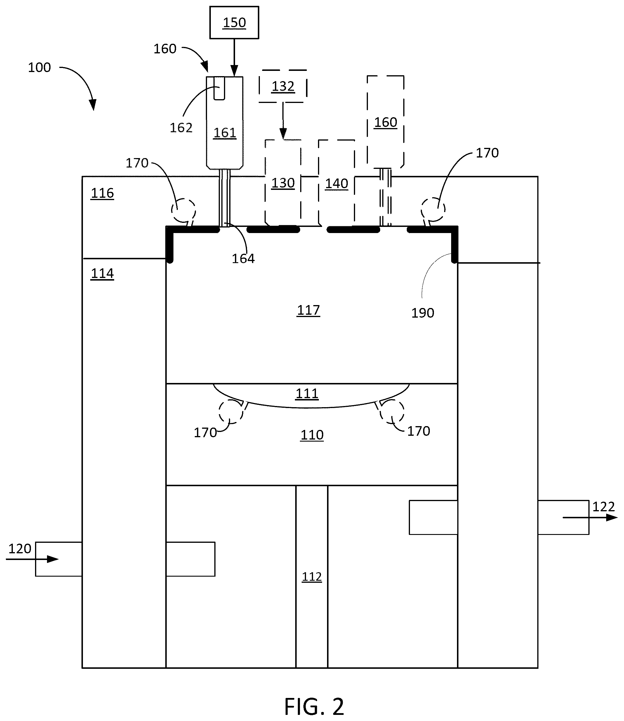 Patent US12480435 Figure 2 – Systems, apparatus, and methods for inducing enhanced radical ignition in internal combustion engines using a radical chemicals generator
