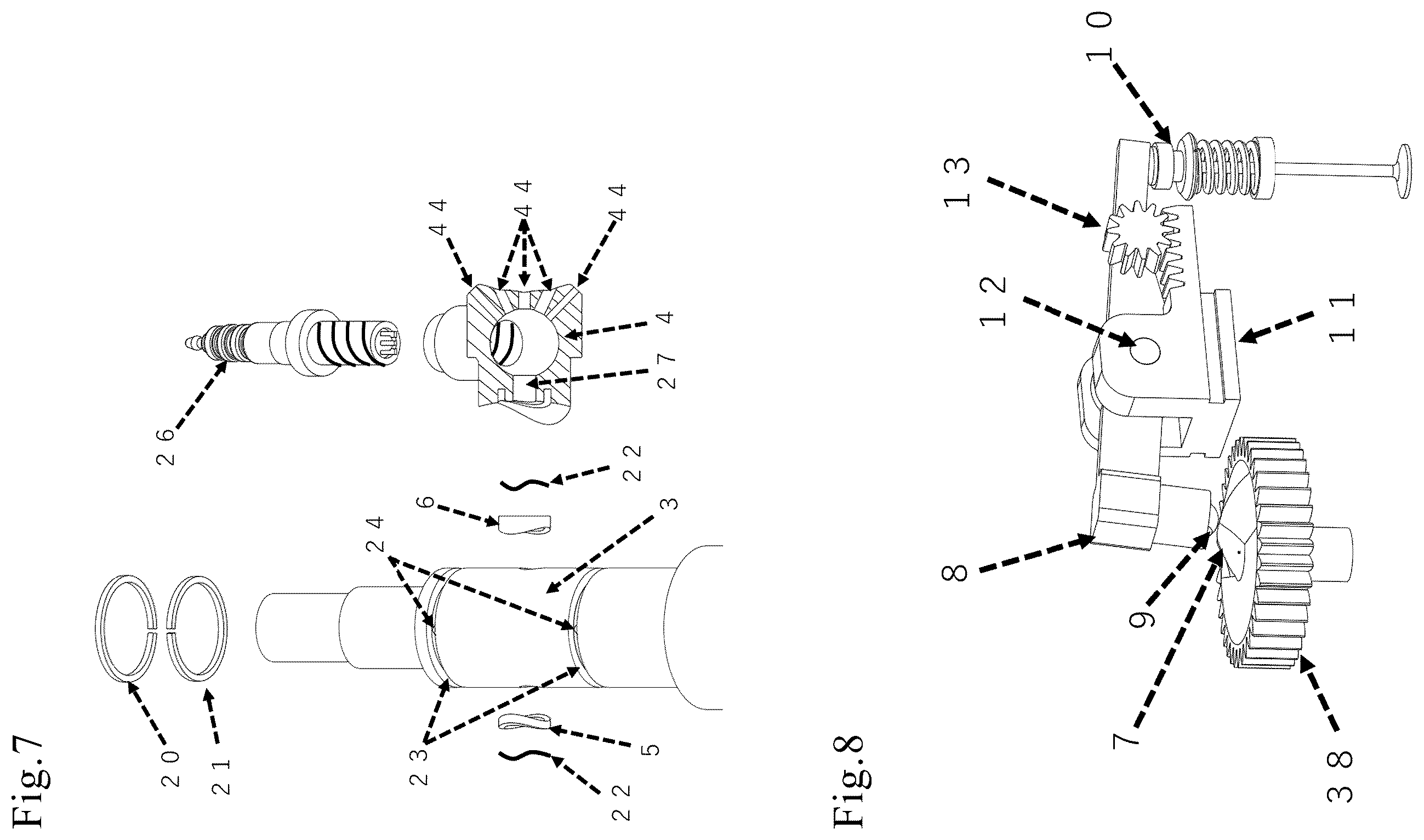Patent US12480439 Figure 4 – Opposed-piston internal combustion engine