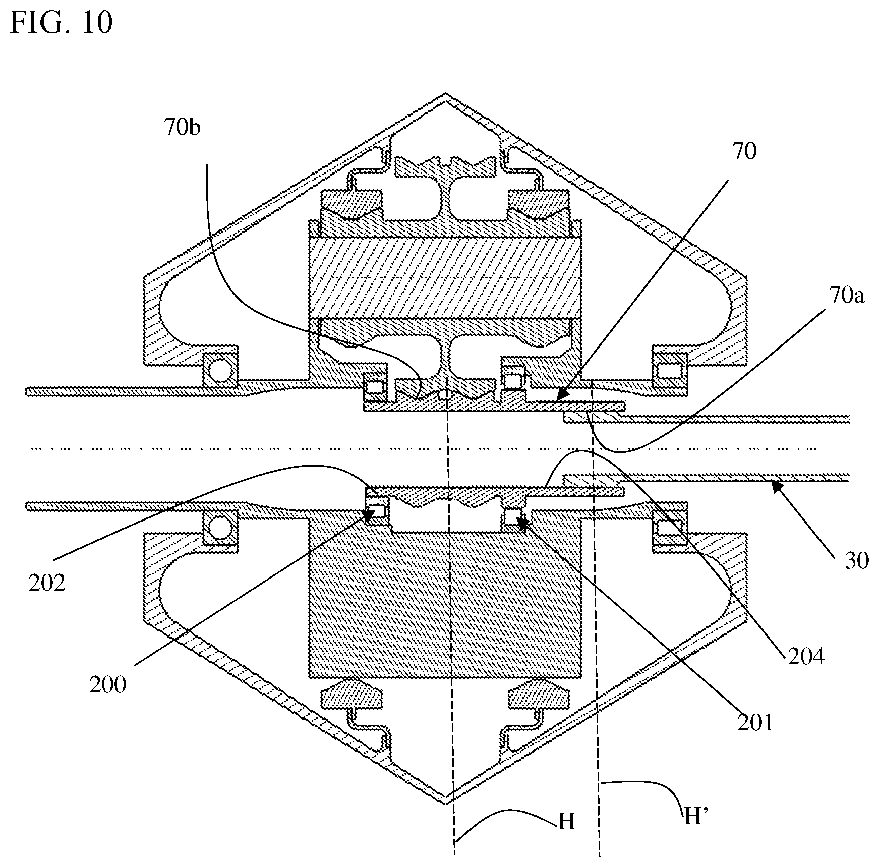 Patent US12480451 Figure 10 – Mechanical reducer for an aircraft turbomachine