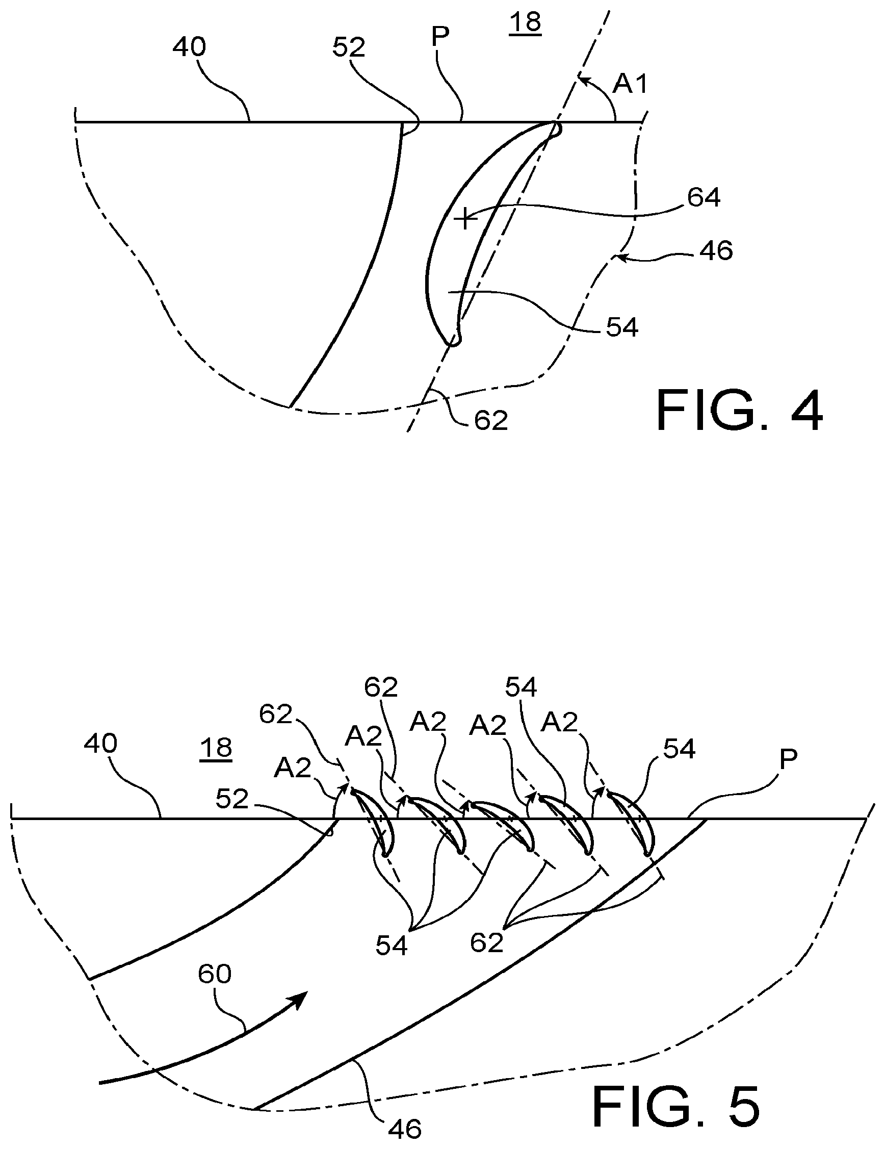 Patent US12480452 Figure 4 – Aircraft dual-flow turbine engine assembly, the assembly being equipped with incidence-controlled air discharge fins