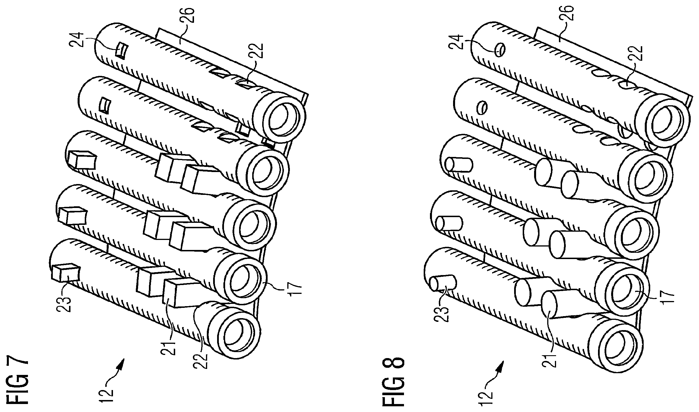 Patent US12480467 Figure 5 – Root section, wind turbine blade and methods for producing and modifying a root portion of a wind turbine blade