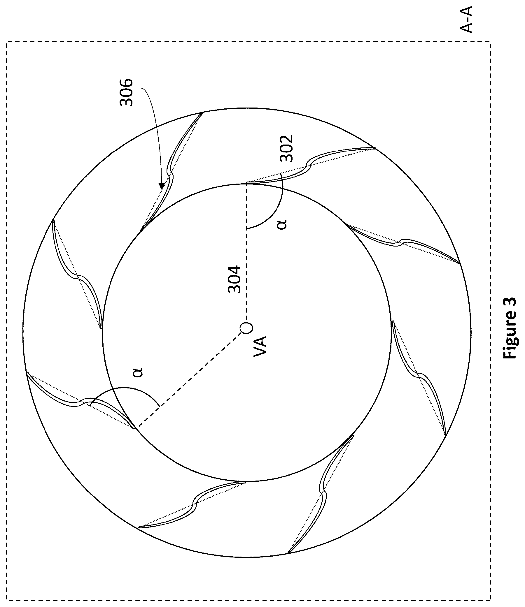 Patent US12480468 Figure 3 – Wind turbine with rotational axis perpendicular to the wind flow