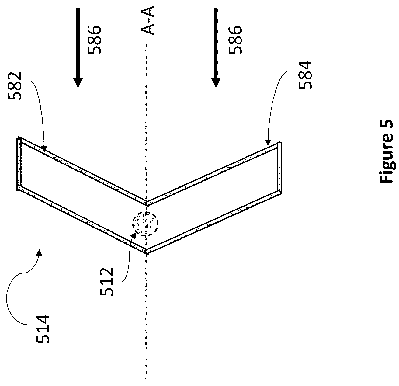 Patent US12480468 Figure 5 – Wind turbine with rotational axis perpendicular to the wind flow