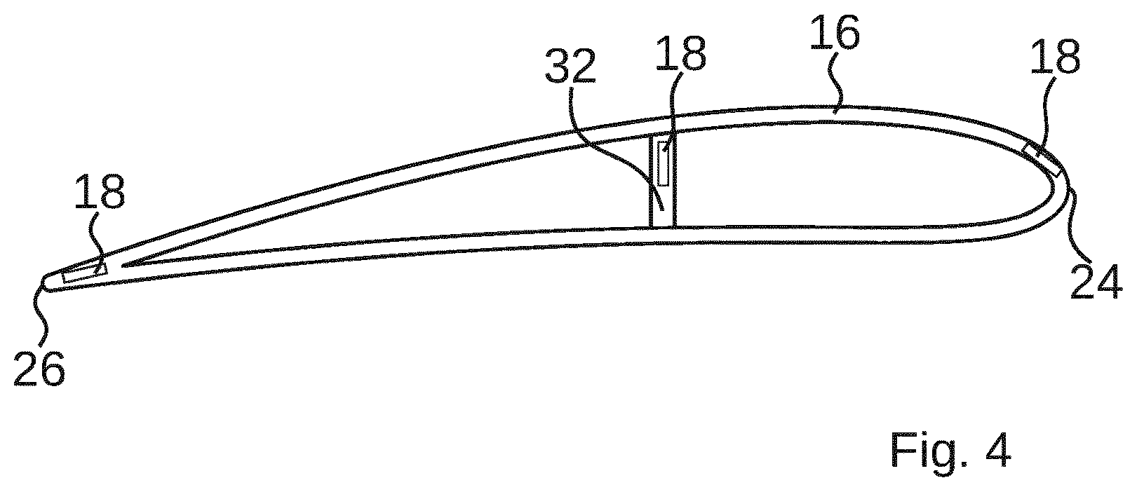 Patent US12480476 Figure 3 – State monitoring device, rotor blade, and wind turbine comprising same
