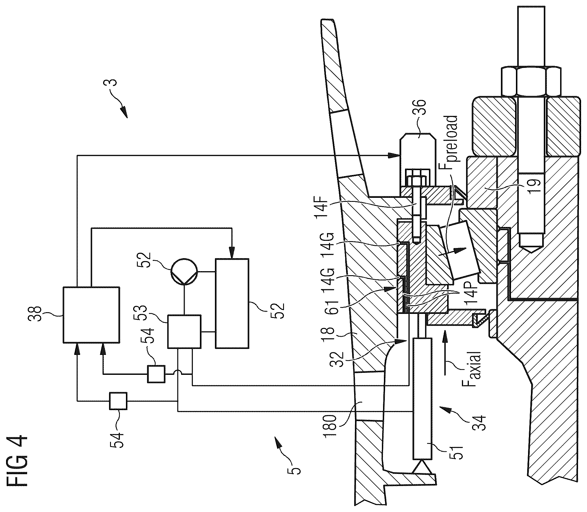 Patent US12480477 Figure 3 – Main bearing unit