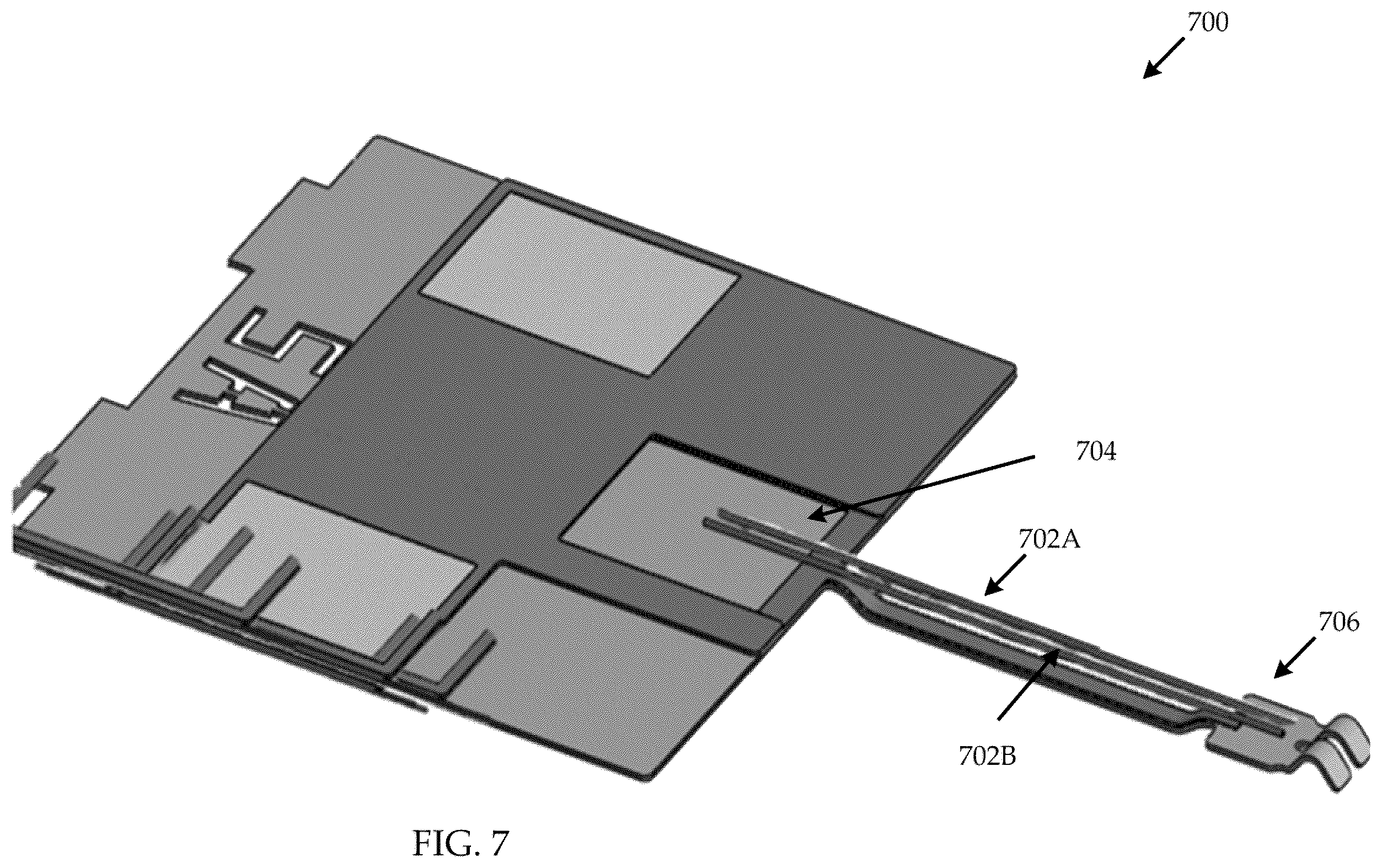 Patent US12480481 Figure 8 – Shape memory alloy (SMA) bimorph actuators with reduced wire exit angle